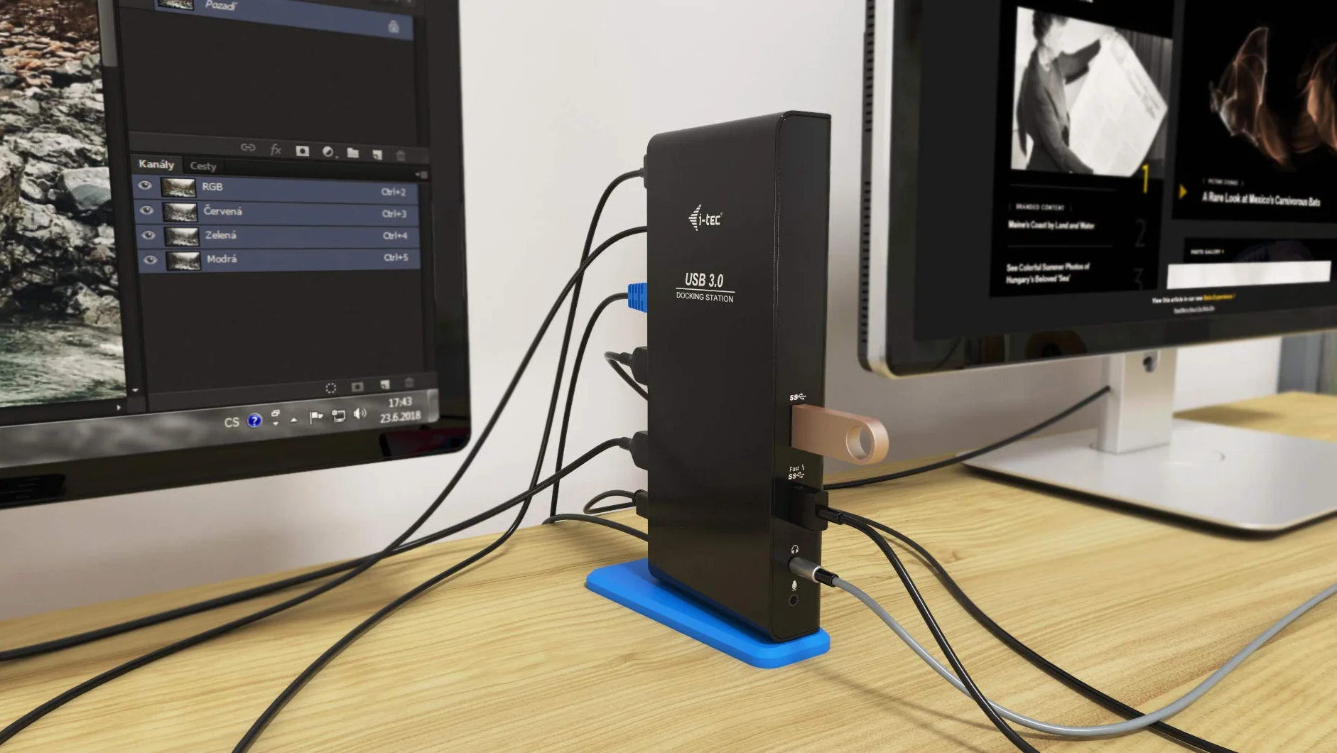 i-tec Docking station USB 3.0/USB-C Dual HDMI