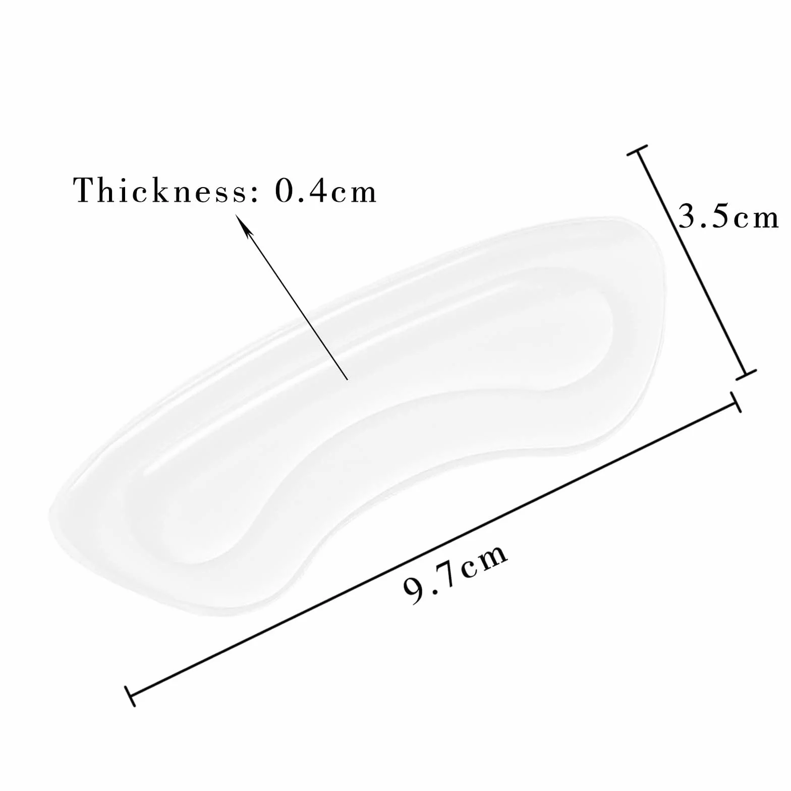 Cuscinetti per Piedi in Silicone Autoadesivi, 6 Paia