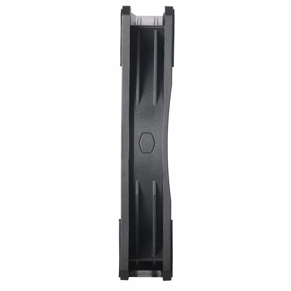 Ventola per radiatore Cooler Master Mobius 140P ARGB - Design con lama ad anello (PWM), sistema cuscinetti dinamici ad anello (max. 76,5 CFM, 2,3 mmH2O, 30 dBA), telaio Air-Focus smussato RGB Gen 2