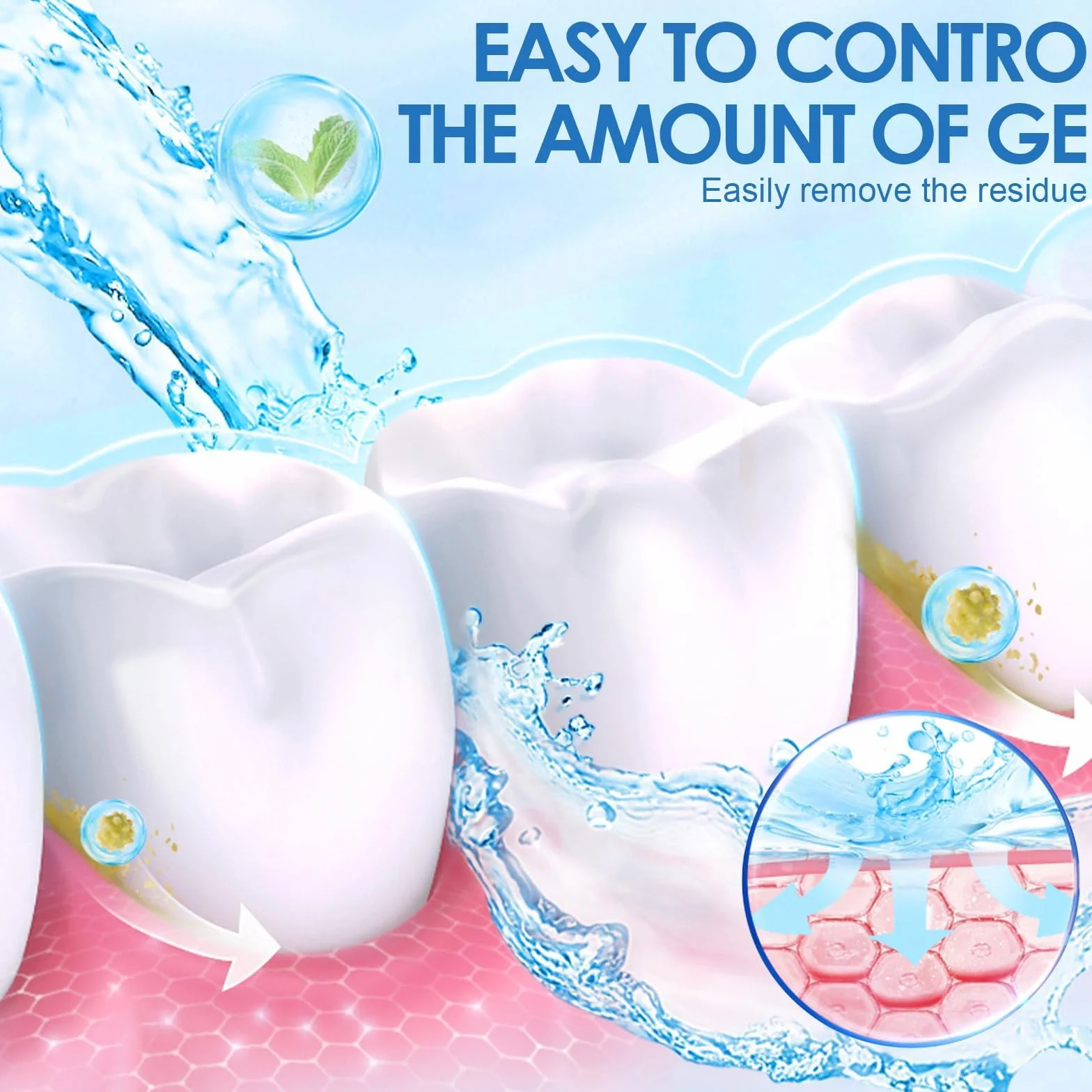 Gel Sbiancante Denti Professionale Penne Sbiancamento Denti Rimuove Macchie Portatile
