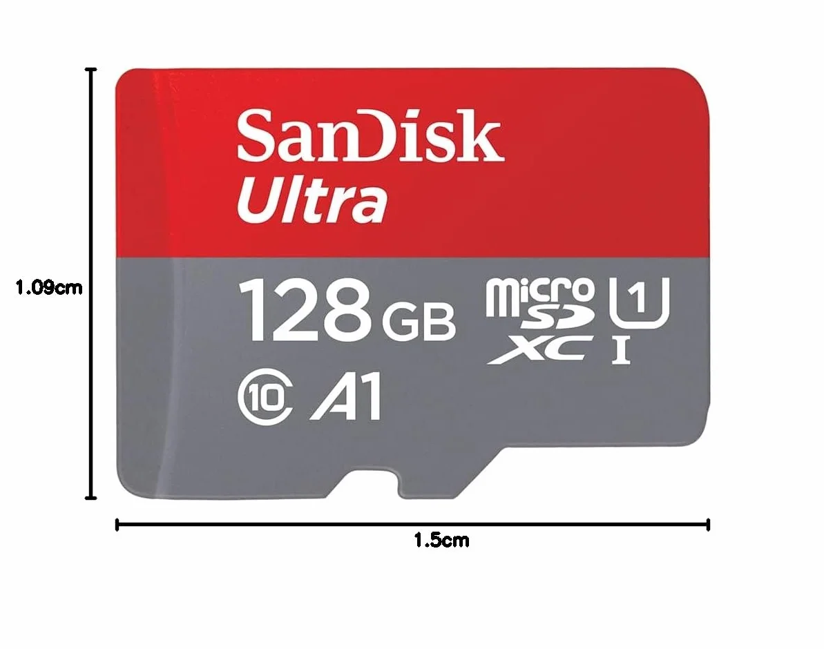 SanDisk 128GB Ultra scheda microSDXC + adattatore SD 140 MB/s A1 UHS-I Class 10 U1