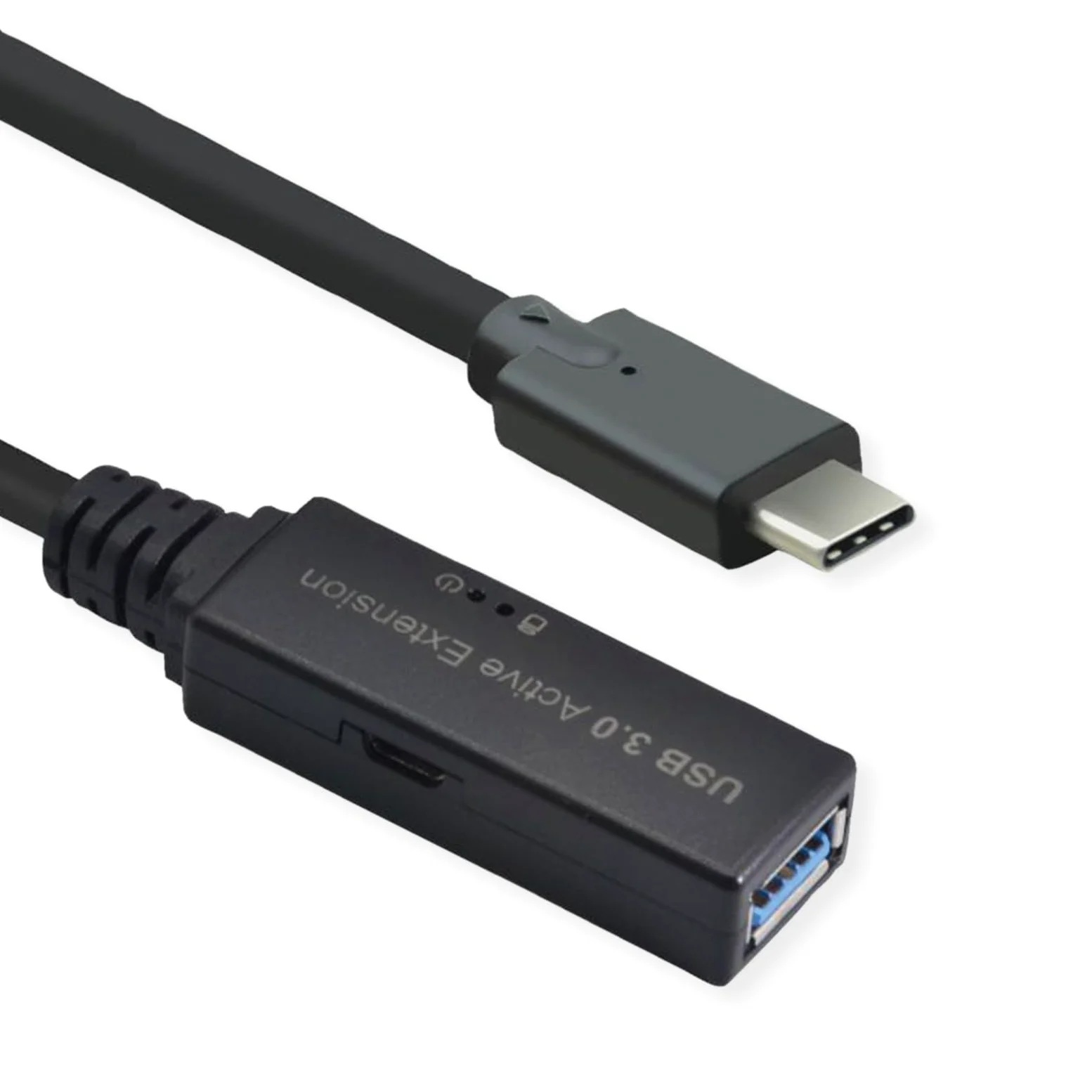 Roline Cavo Ripetitore Attivo USB 3.2 Gen 1, Tipo A-C, Nero, 15 m