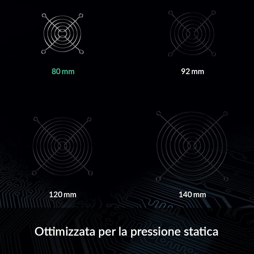 ARCTIC Fan Grill 80 mm - Griglia Per Ventole PC, Struttura In Acciaio Cromato, Protezione Ventole Per Computer, Compatibile Con Ventole Da 80mm, Resistente - Cromata