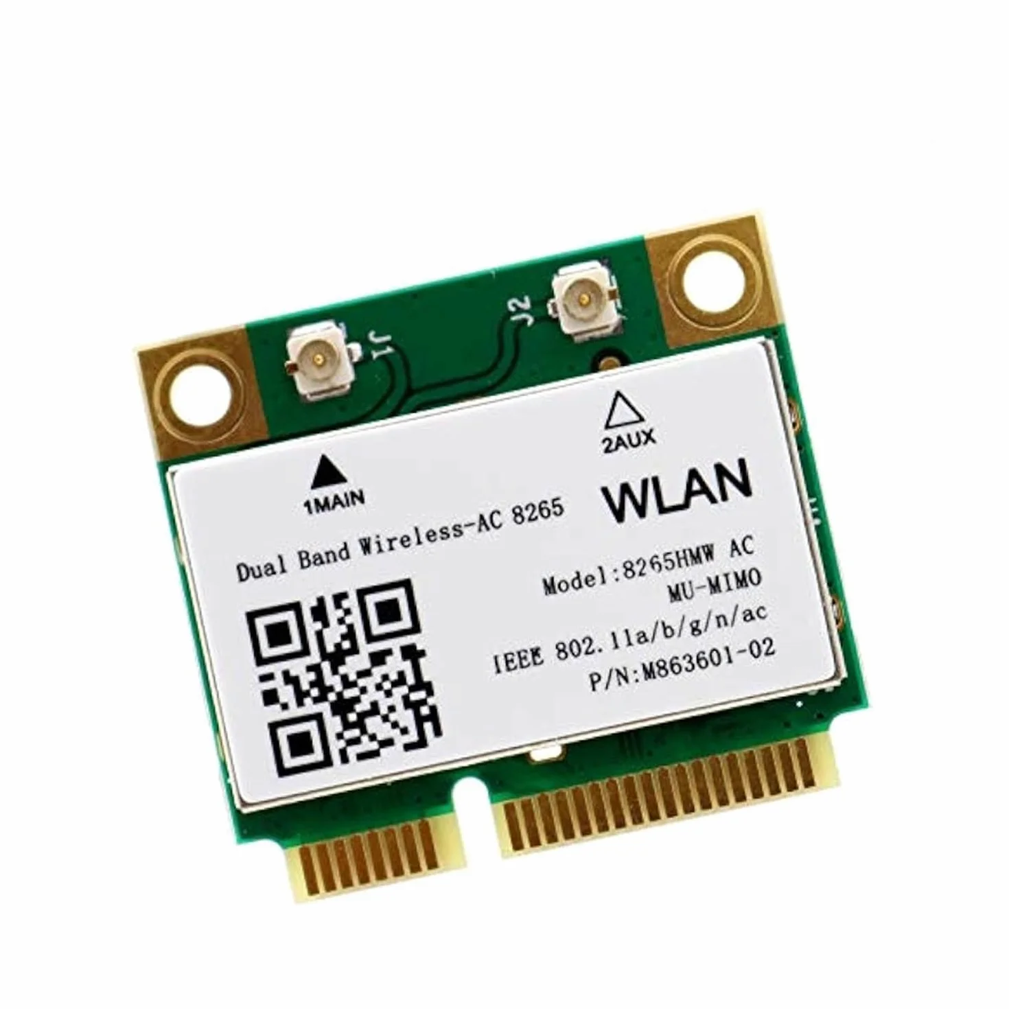 Wireless-AC 8265 Media scheda di rete PCIe | 867 Mbps con supporto Bluetooth 4.2 | Parte di ricambio HMC WLAN 8265.Scheda Wi-Fi HMWG 8265HMW