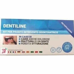 Kit odontoiatrico per fratture o perdita di otturazioni 2 pezzi