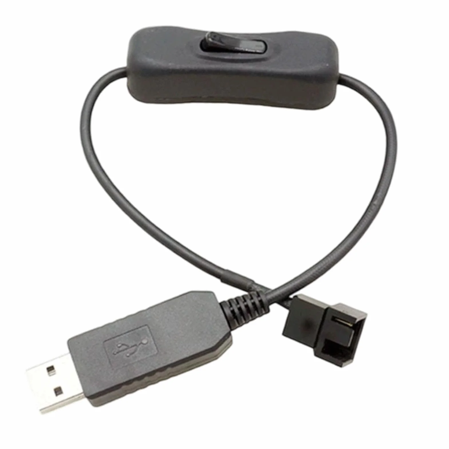Controller Ventola USB Hub Controllo Velocità 3 Pin 4 Pin Adattatore Step-up per PC Desktop