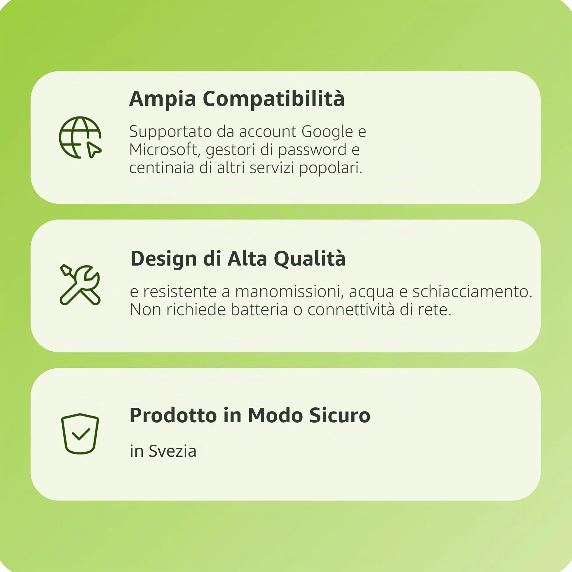 Yubico - YubiKey 5C Nano - Chiave di sicurezza per autenticazione a due fattori (2FA), connessione tramite USB-C, dimensioni compatte, certificazione FIDO - Proteggi i tuoi account online
