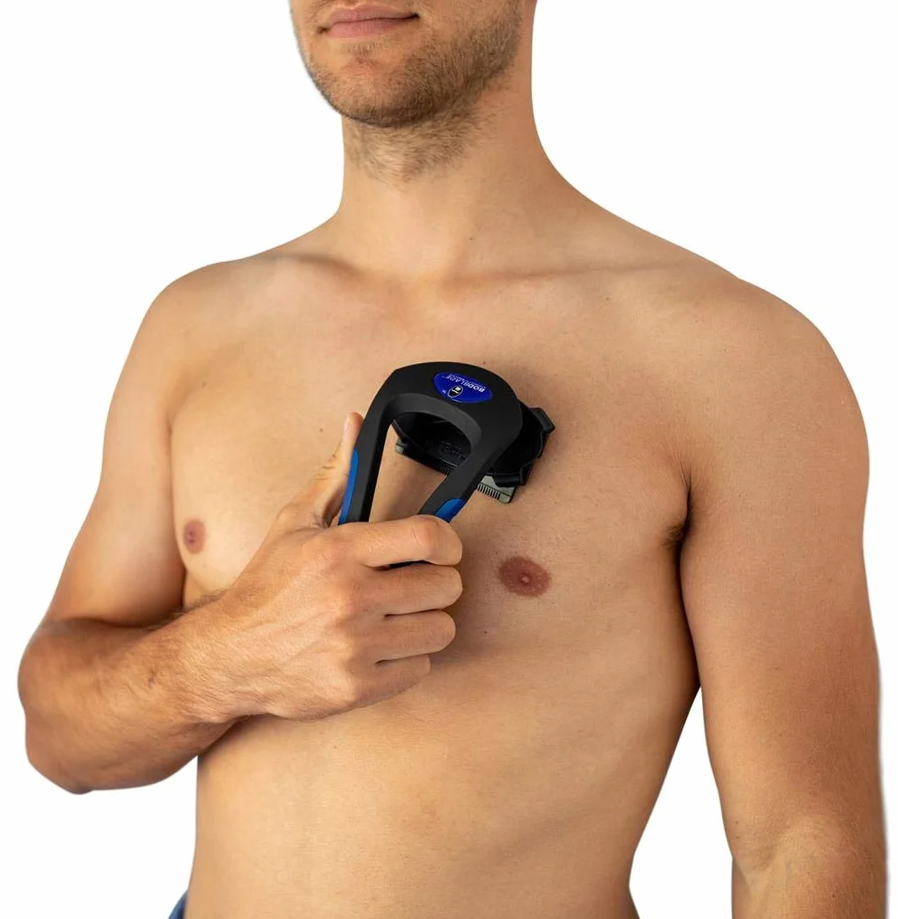 baKblade Grooming Co. BODblade Rasoio ergonomico per la rasatura del torace