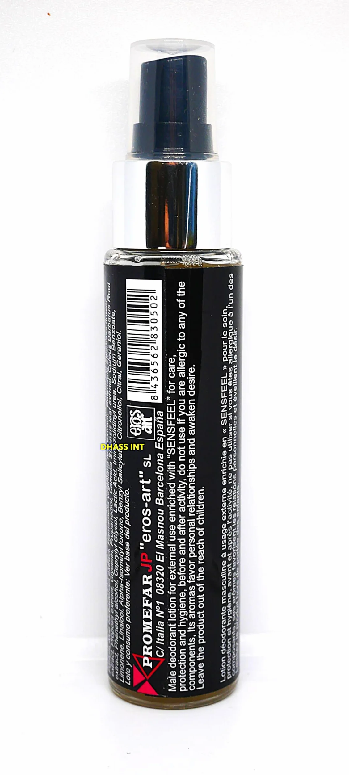 Maxi Deodorante Maschile per Uomo Profumo di Colonia con Feromoni Sessuali Concentrato 60ml