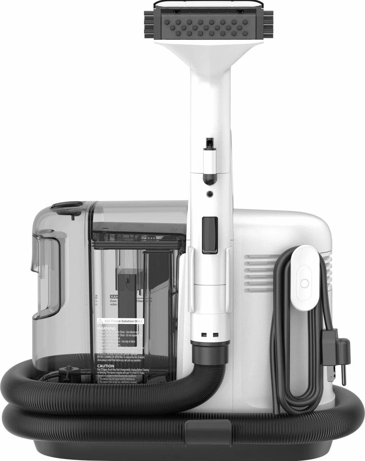 Tineco iCarpet Spot Macchina per la Pulizia dei Tappeti a Mano Nero, Bianco