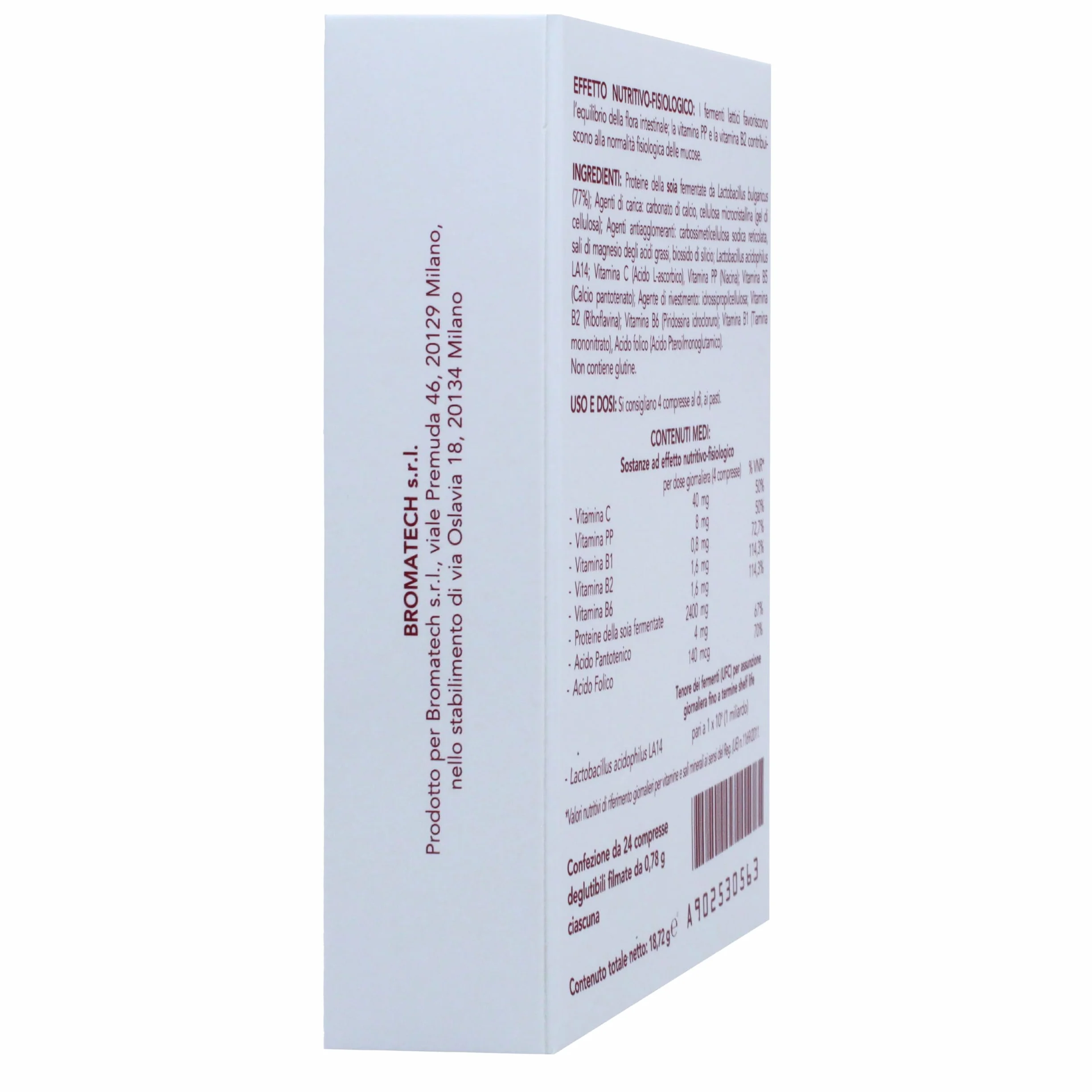 Bromatech Pilorex Integratore Alimentare Fermenti Lattici 24 Compresse 0,78 g
