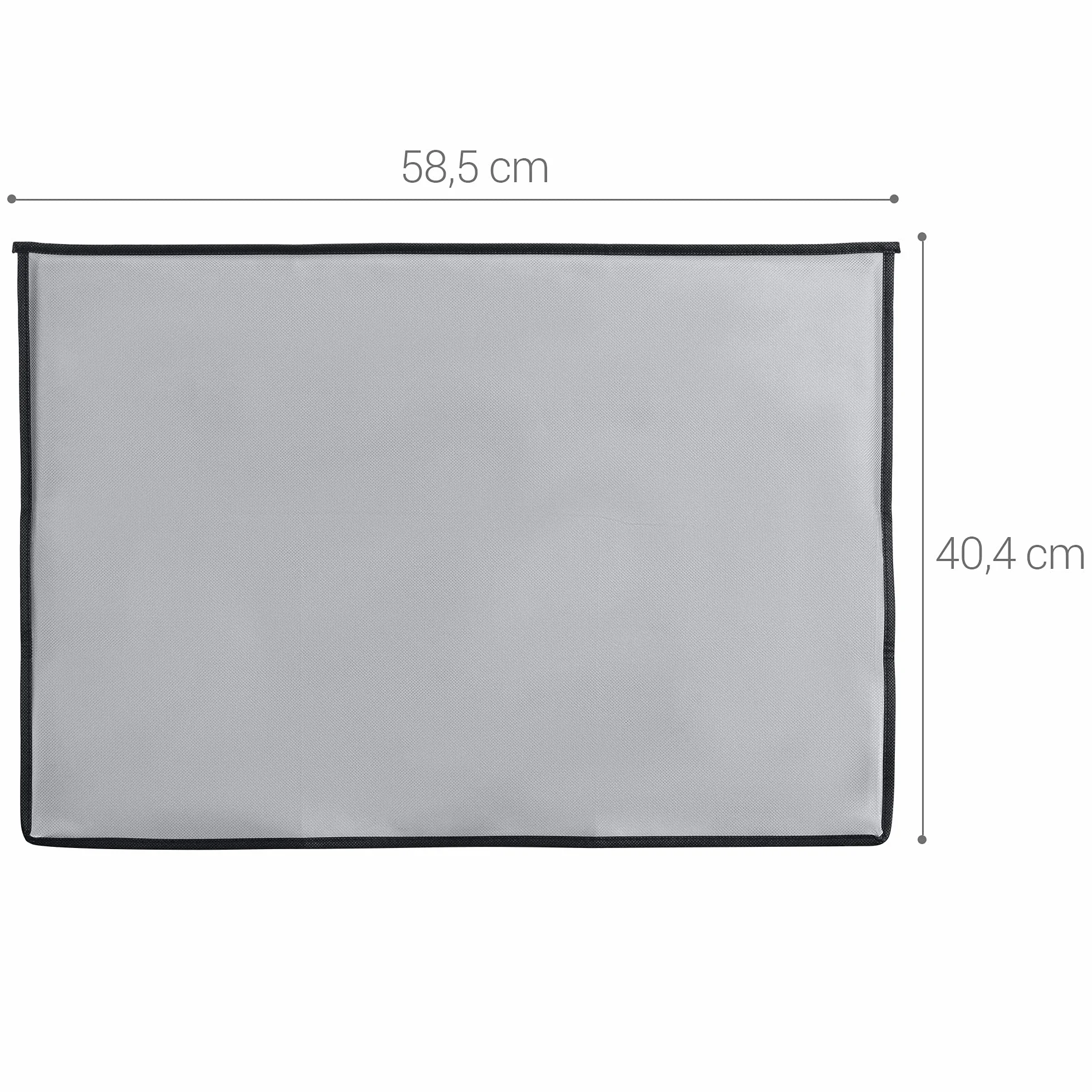 kwmobile Custodia 4in1 Compatibile con Apple iMac 24" - Fodero Monitor, Case Tastiera, Cover Magic Mouse e Porta-Cavi - grigio chiaro