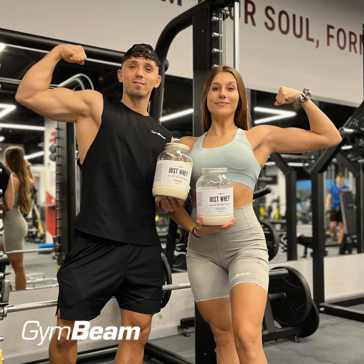 GymBeam Just Whey, Proteine in Polvere Multicomponente, 22,4g Proteine per Dose, 1000 g, Biscotti e Panna