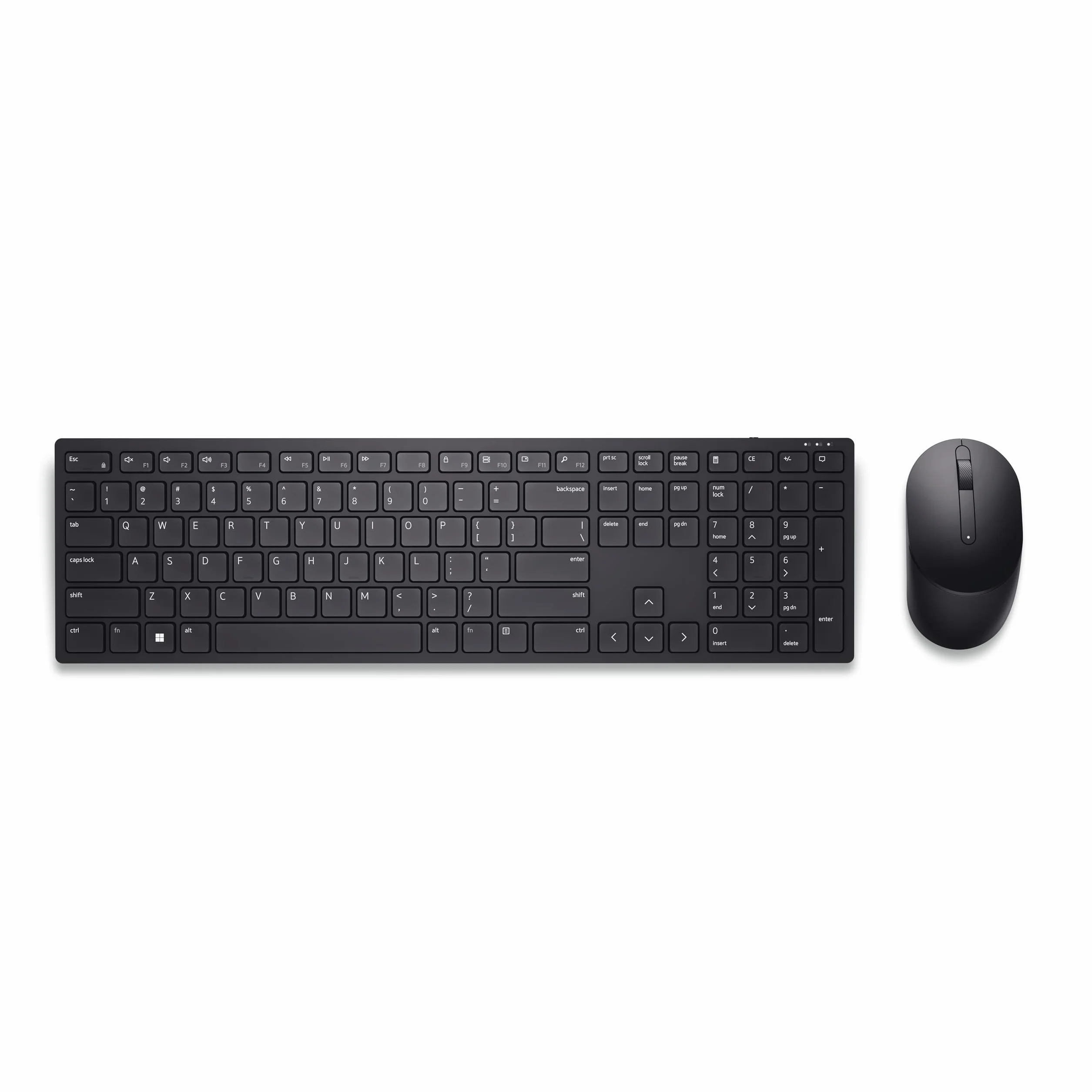 Tastiera e mouse senza fili Dell Pro - KM5221W - Italiano (QWERTY) - Black