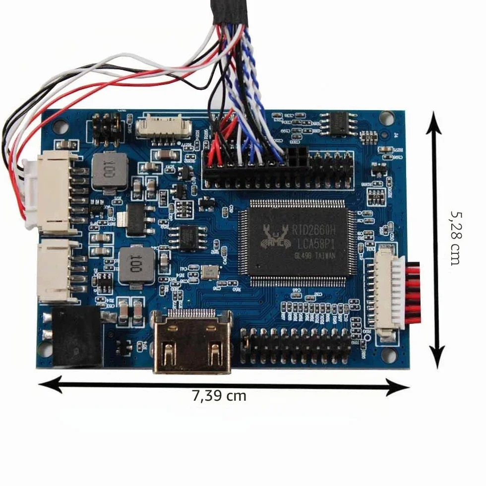 VSDISPLAY Controller Board per 14" 15.6" N140BGE-L43 B140XW01 LP140WH4 B156XW02 V2 V6 B156XTN02.1 Pannello LCD 1366x768 LED 40Pin LVDs