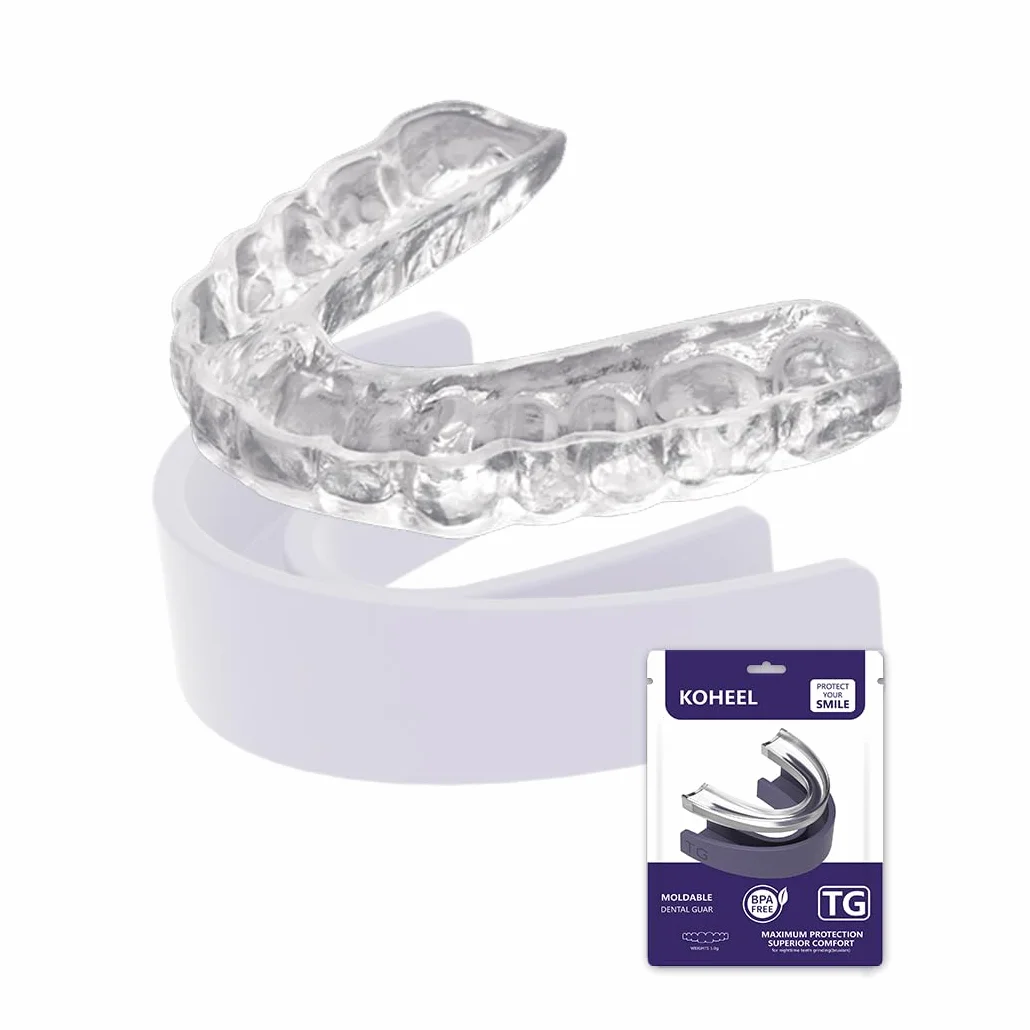KOHEEL TG Bite Dentale per Digrignamento Denti con Vassoio Formatura, Blocca Bruxismo (5 Pezzi)
