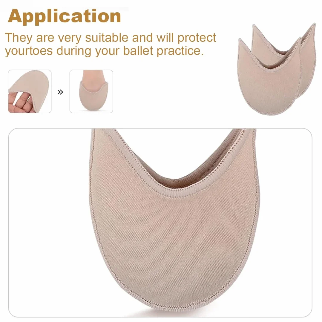 Paia Ballet Toe Pads Protezioni Dita Piedi per Scarpe Punta Tacco Alto