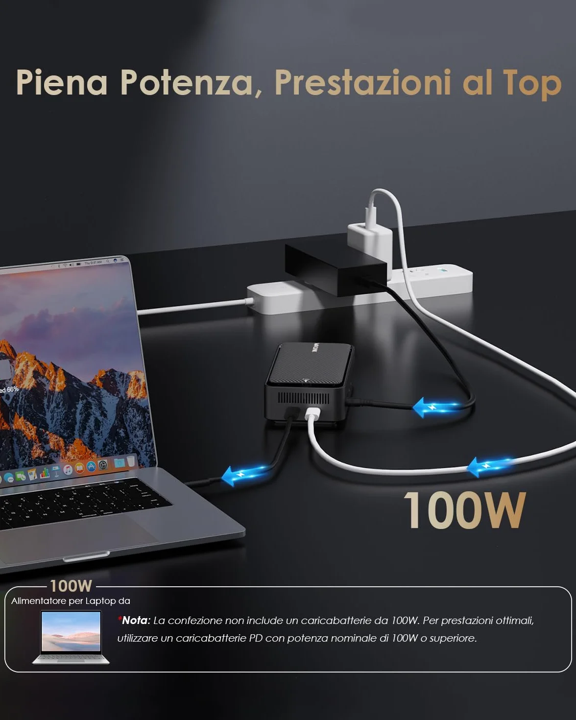 WAVLINK 12 in 1 Docking Station 3 Monitor per Windows e Mac OS, con 8K a 30 Hz HDMI/DP,con Alloggiamento SSD M.2 PCIe/SATA, Supporto Power Delivery da 100 W, USB-C/A, SD/TF, Gigabit