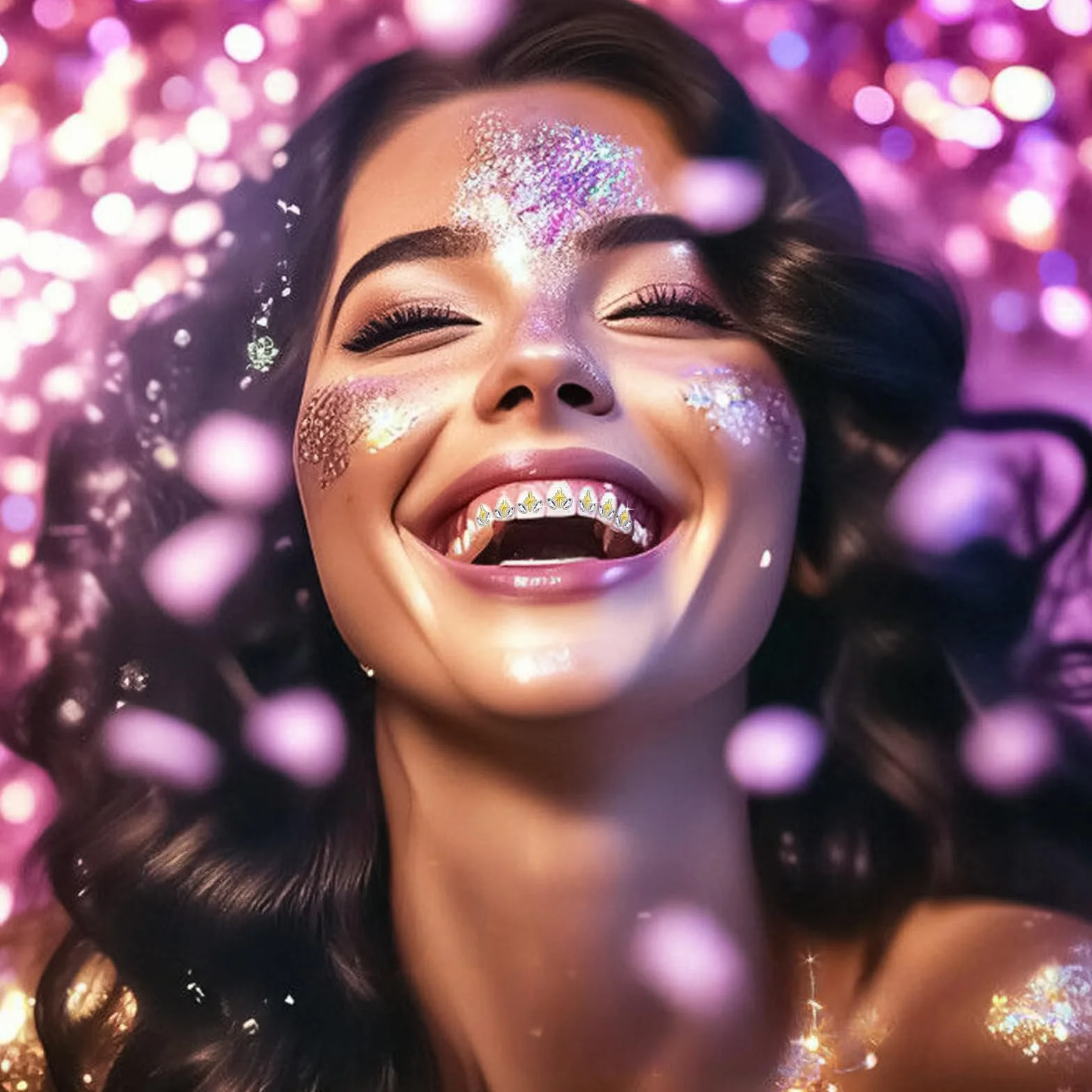 Kit Brillantini per Denti Fai da Te Dente Gemma