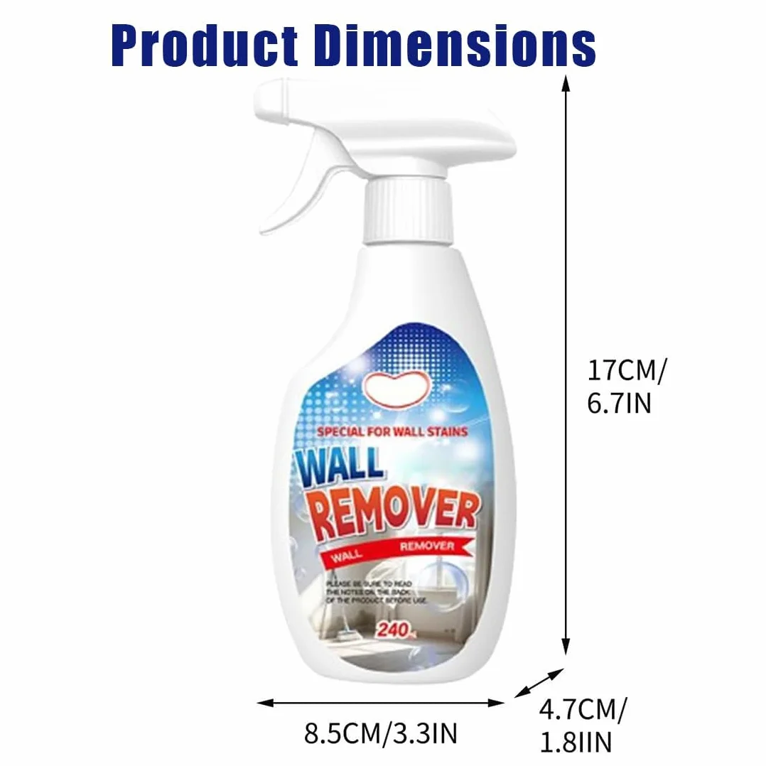 Wall Mold Remover Spray, Potente Spray Antimuffa Per Pareti, Azione Rapida, Pulizia Profonda, 2 pcs