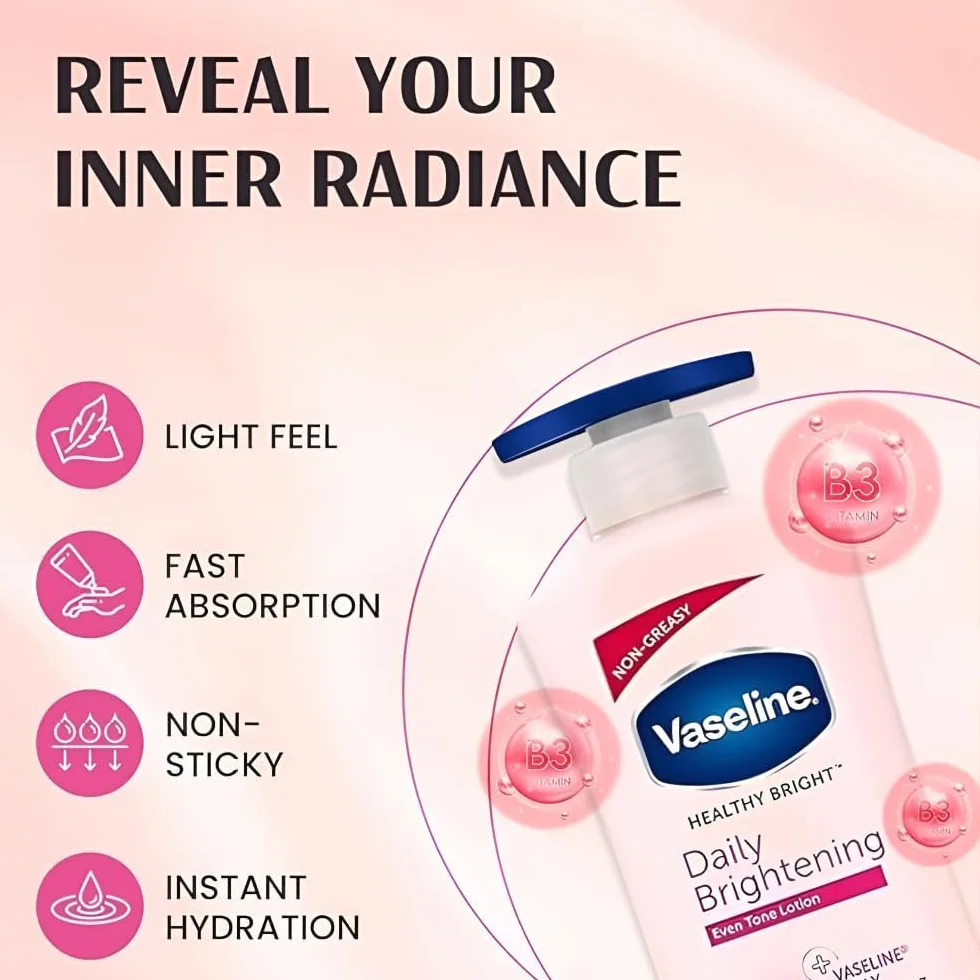 Vaseline Daily Brightening Even Tone Lotion 600 ml