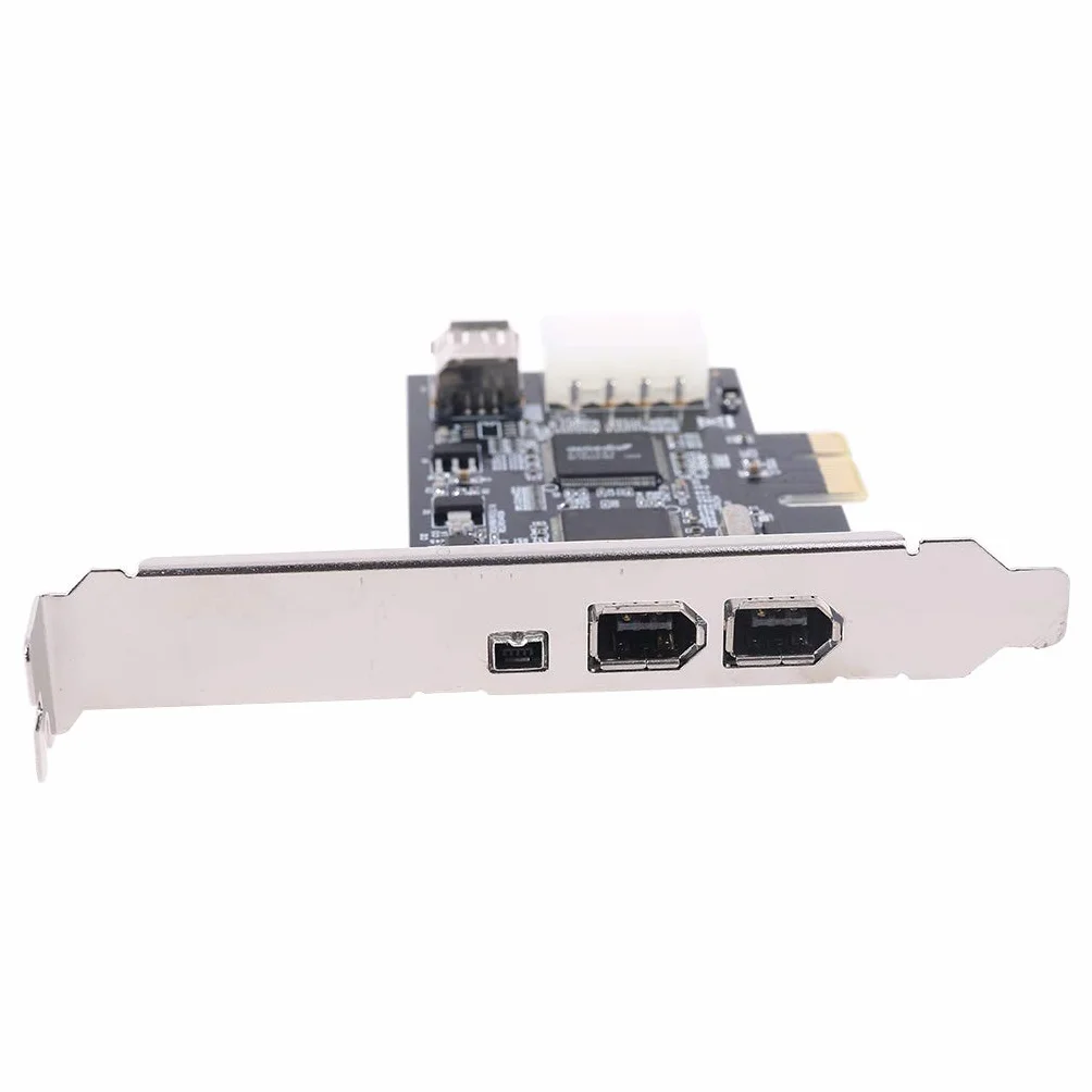 PCIe 3 Porte Firewire Cavo Scheda di Espansione PCI Per Express 1394B & 1394A XIO2213B Chipset Adattatore Per PC Desktop Usb 3.0 Pcie Scheda di Espansione Basso Profilo