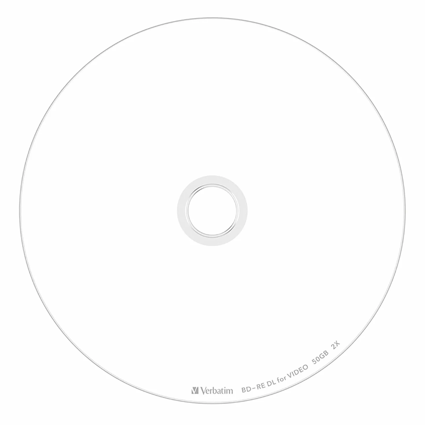 Verbatim - Dischi Blu-Ray BD-RE DL, a doppio strato, riscrivibili, da 50 Gb, velocità di scrittura 2x, confezione da 10 unità, stampabili