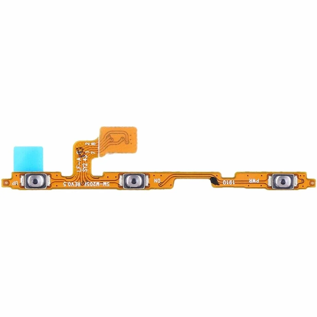 Ricambio compatibile con SAMSUNG GALAXY A20E A202F A202 flat flex circuito interno switch key pulsante accensione tasto power on off volume controllo tasti laterali