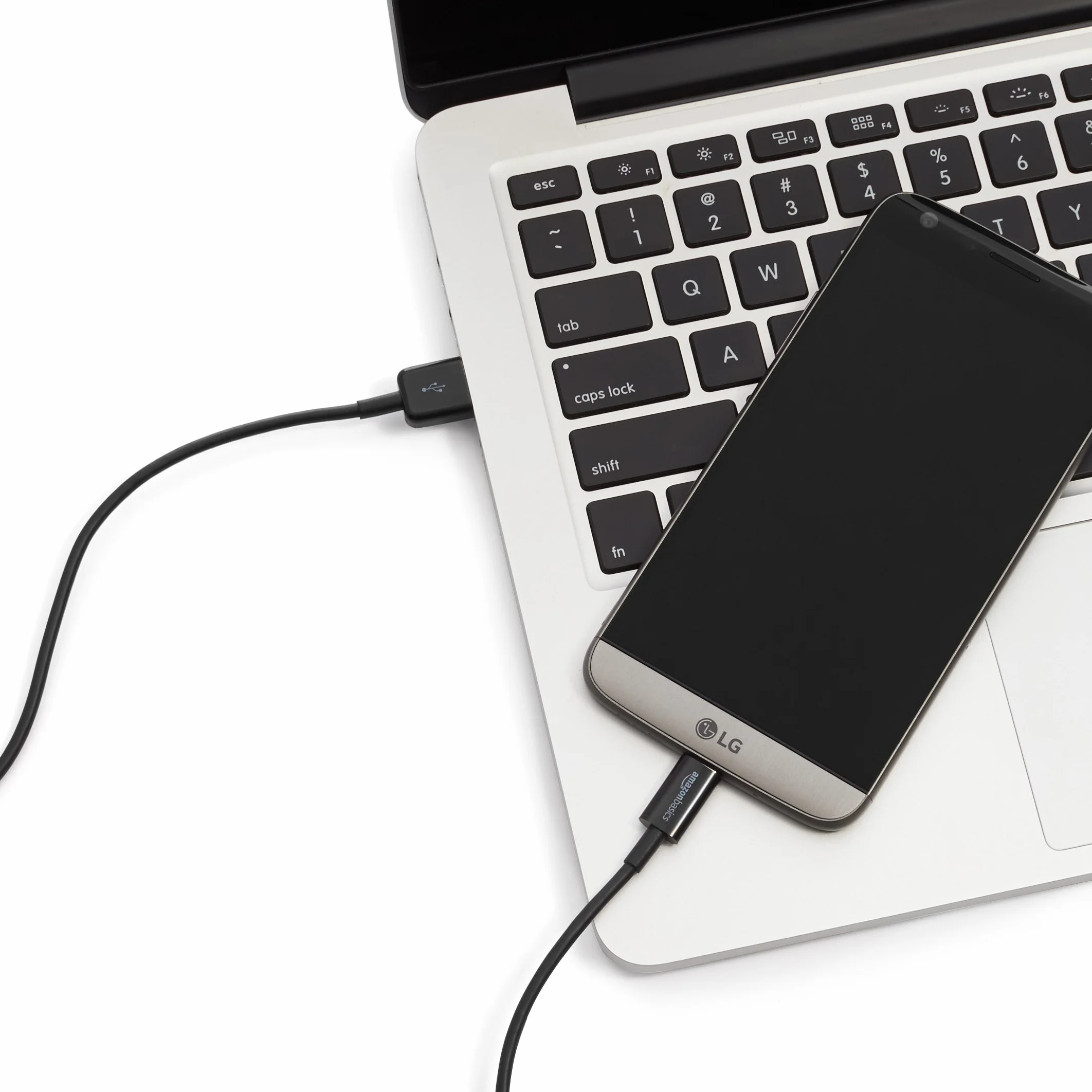 Amazon Basics Kabel USB-C na USB-A 2.0 480 Mbps 1.8 m Czarny