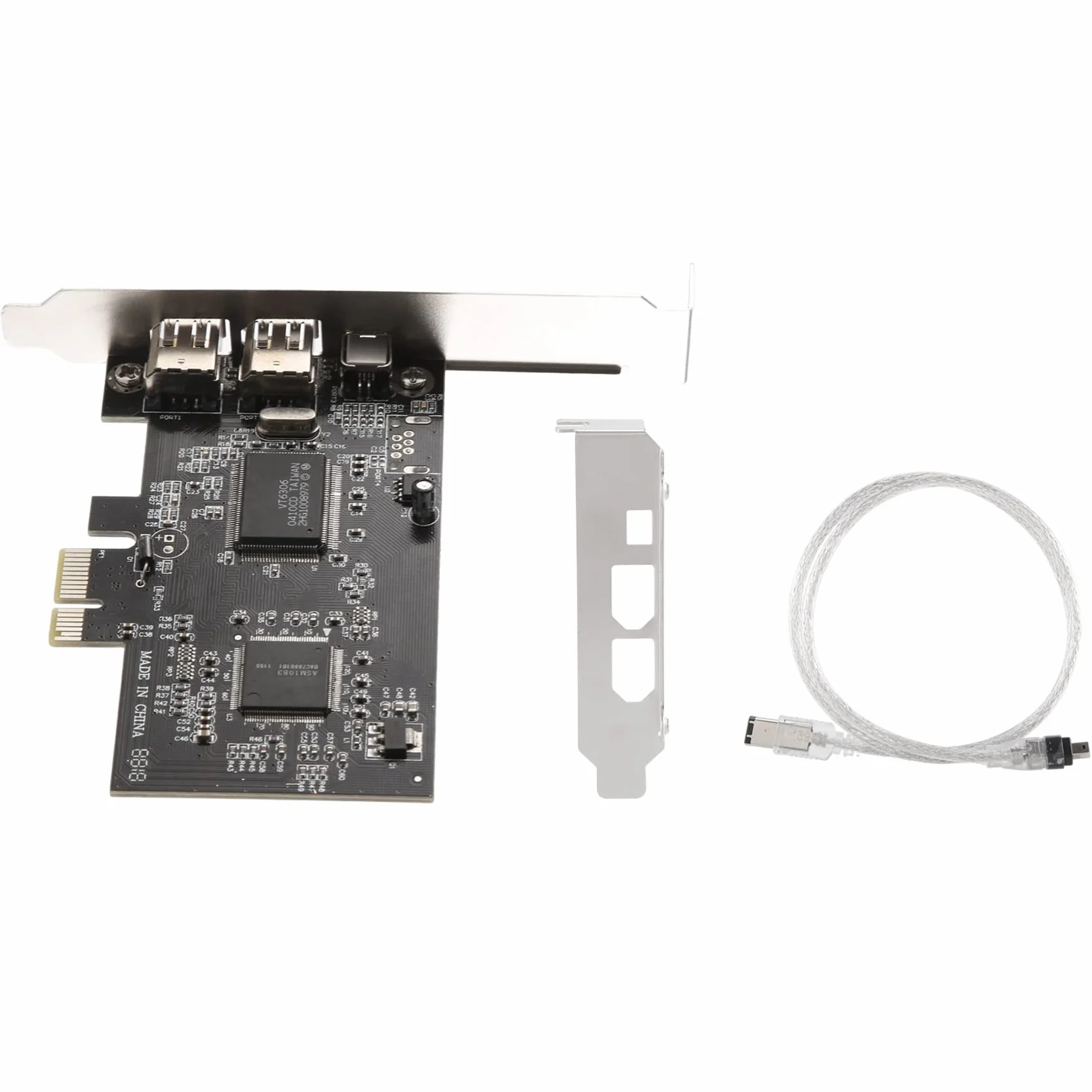 Scheda PCI-e PCI Express FireWire, Scheda Controller IEEe 1394 con Firewire, per Trasmissione Video, Audio, ECC.