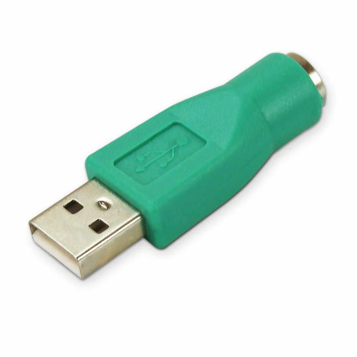 Waytex 11407-Adattatore USB a Mouse PS/2, Colore: Nero