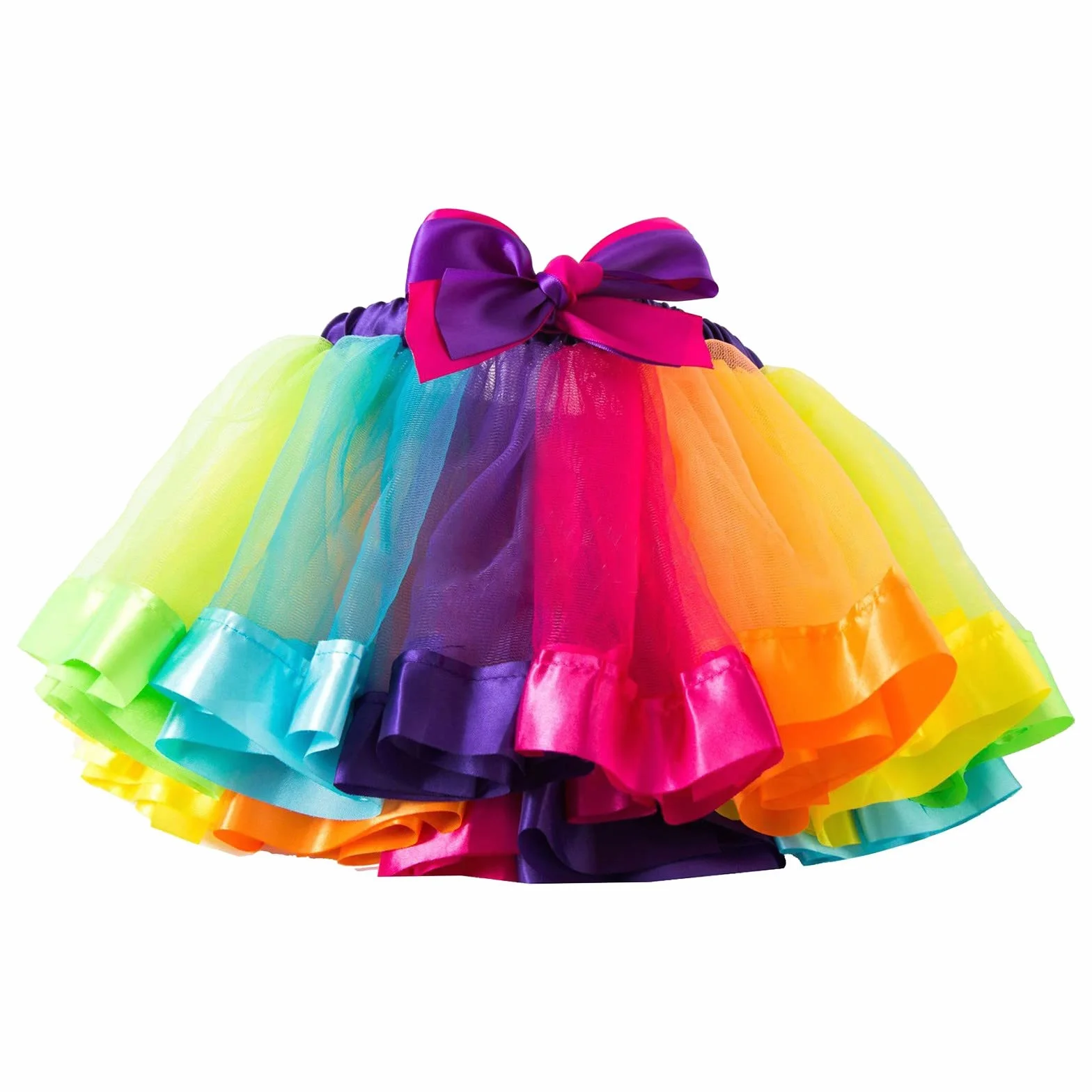 Gonna Tulle Donna Minigonna Sexy Multicolore Color Caramella con Supporto A Metà Corpo Sottoveste A Sbuffo Tutù Colorato