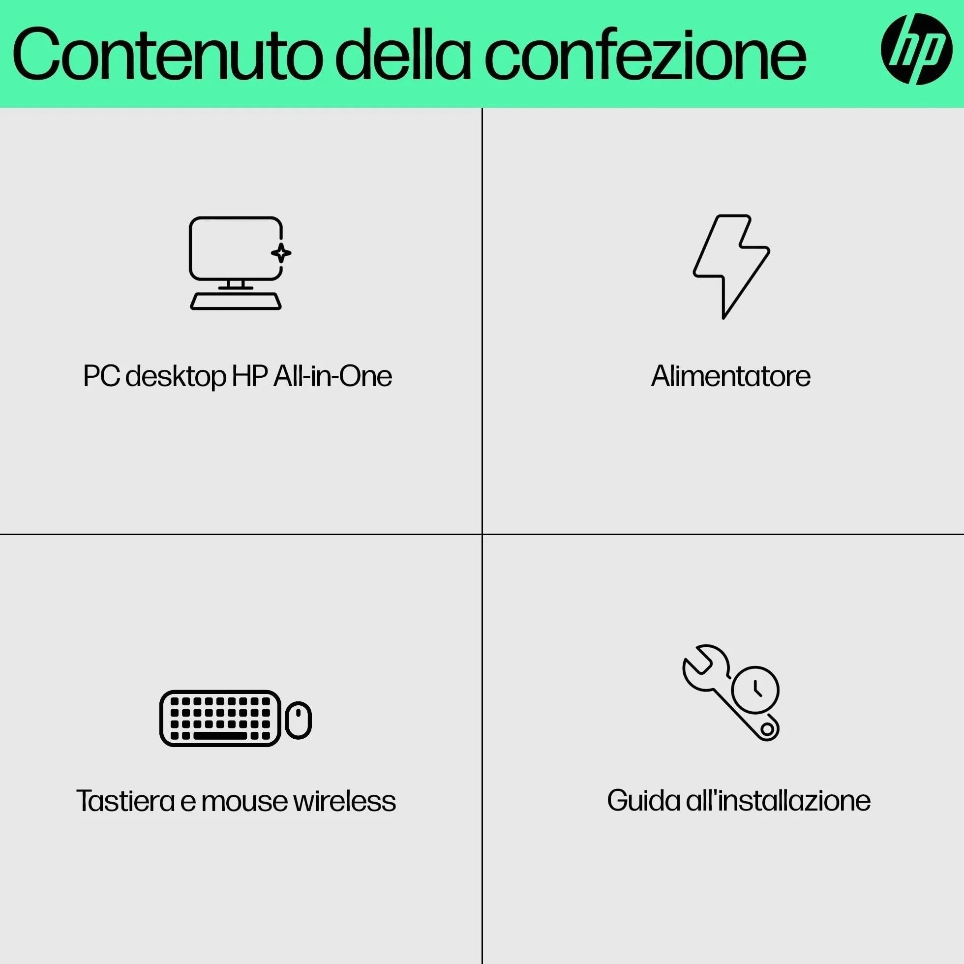 HP 27-cr0011sl All-in-One PC 27" IPS FHD Non Touch AMD Ryzen 5 7520U 16GB RAM 512GB SSD Windows 11 Desktop Bianco
