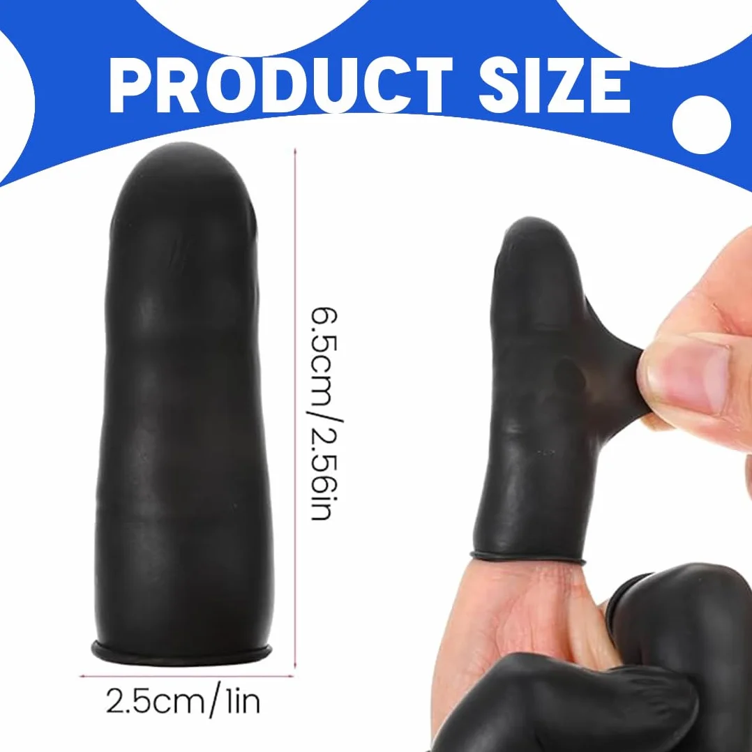 150 Pezzi Copridita Finger Cots Anti-Statico Guanti da dito in Lattice per Riparazione Elettronica