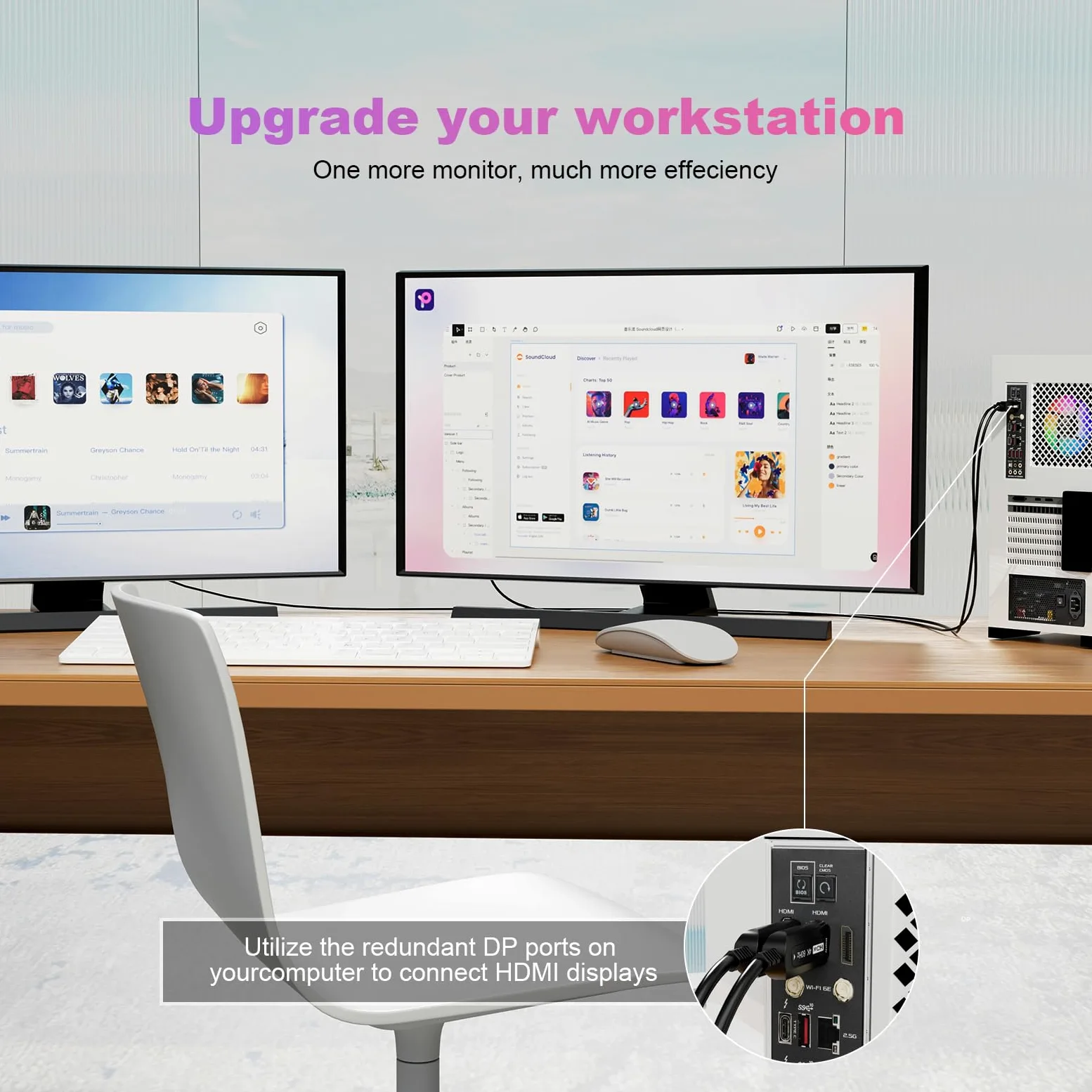 DisplayPort to HDMI Fiber Optic Cave, Active DP to HDMI Video Cord 4K@60H Uni-Directional, Supporto HDTV HDCP Self-detecting function for EDID information (A0107-10Meter)