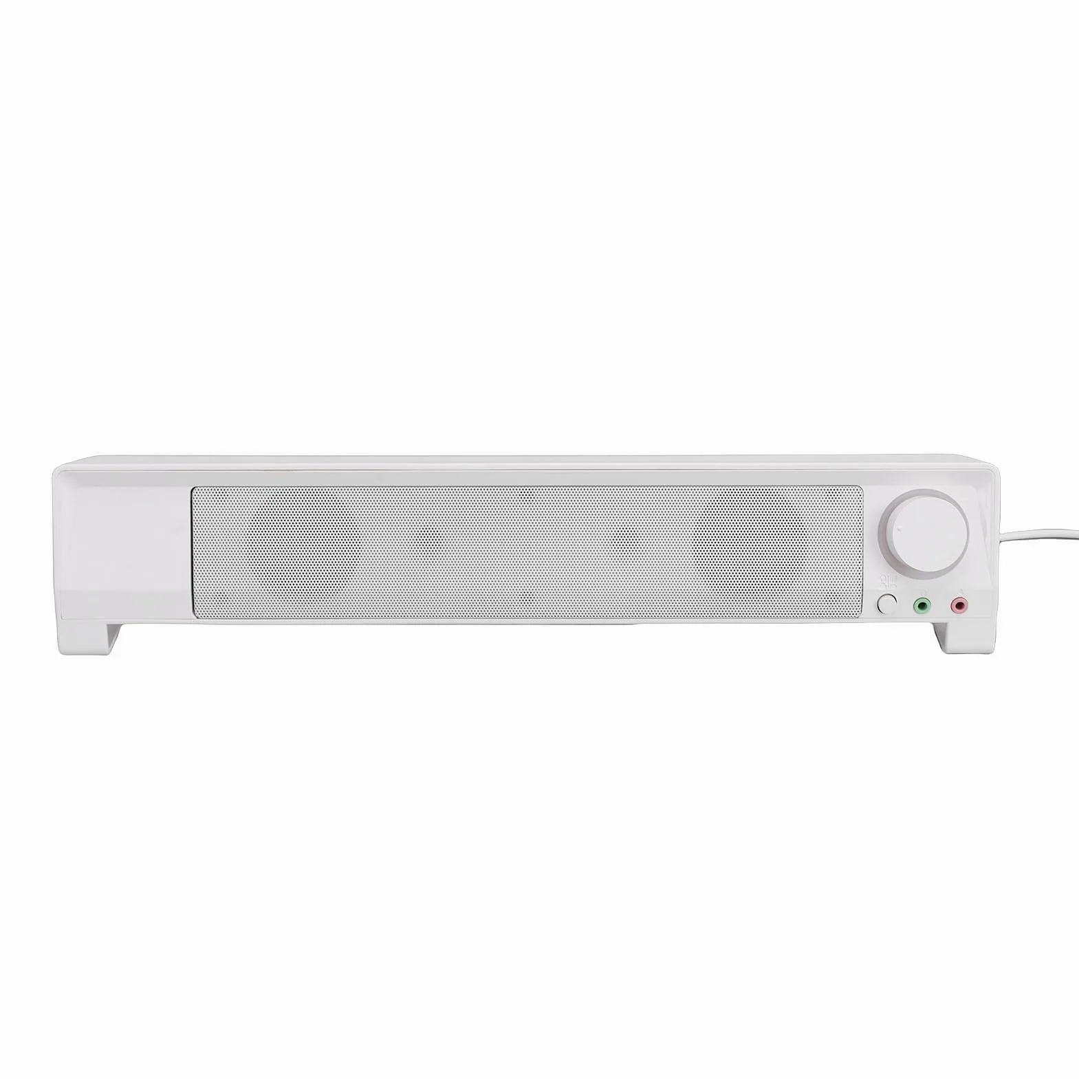 Altoparlante da Tavolo USB Suono Surround 3D con Microfono Look Moderno per Uso Domestico e in Ufficio ABS Compatto 14,96 X 3,15 X 2,76 Pollici