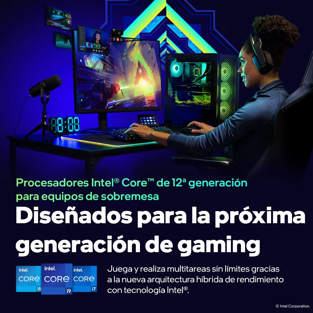 Intel® Core™ i5-12600KF, processore desktop, per sistemi desktop 10 (6P+4E) core fino a 4,9 GHz sbloccato LGA1700 serie 600 chipset 125 W