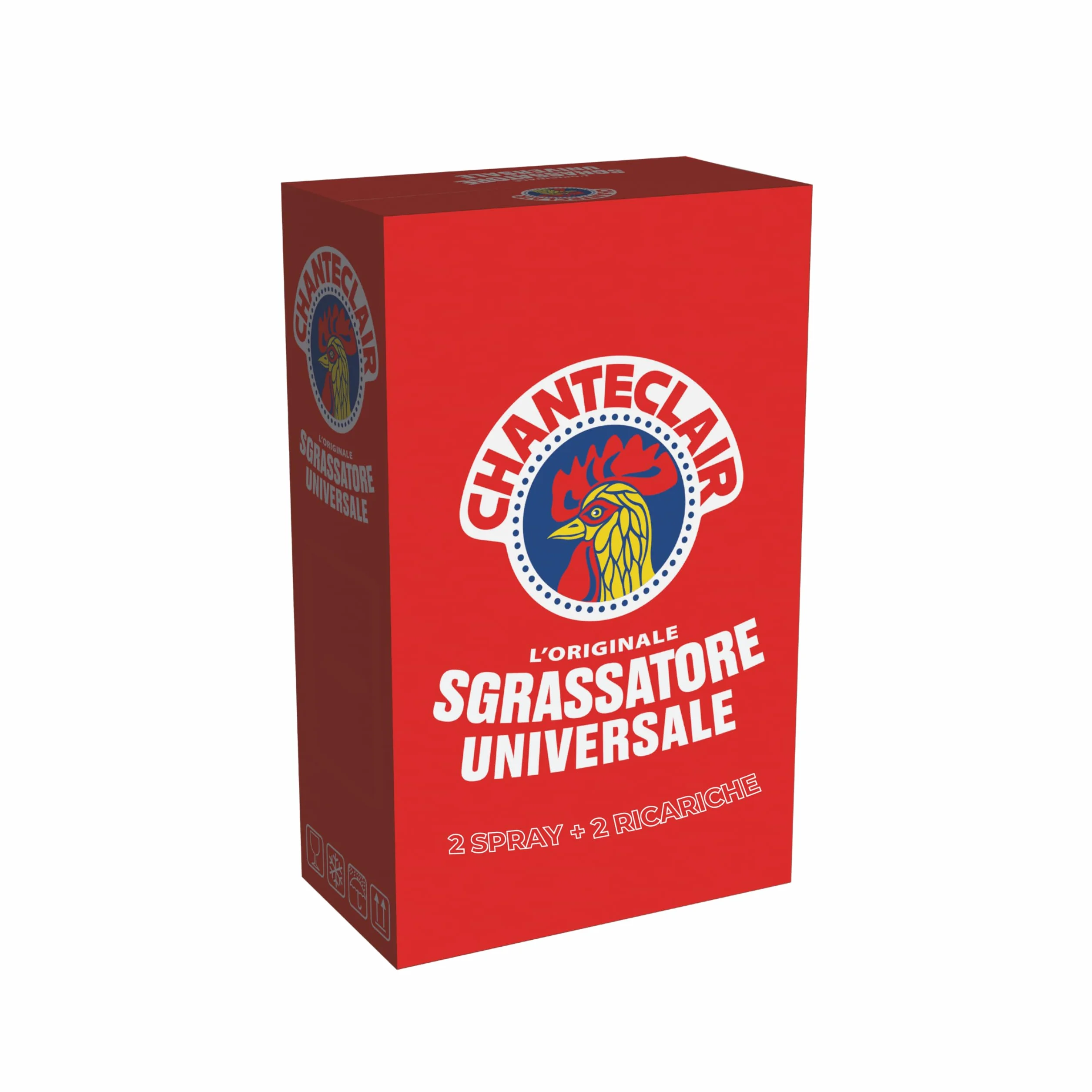 Chanteclair Sgrassatore Universale Superpotente Profumo di Marsiglia 2 Spray + 2 Ricariche 600 ml