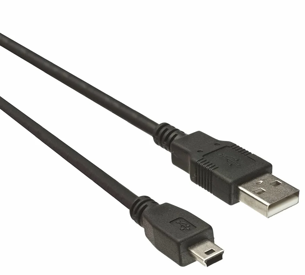 PremiumCord Cavo USB A Maschio a Mini B Maschio 0,5m USB 2.0 Schermato Nero
