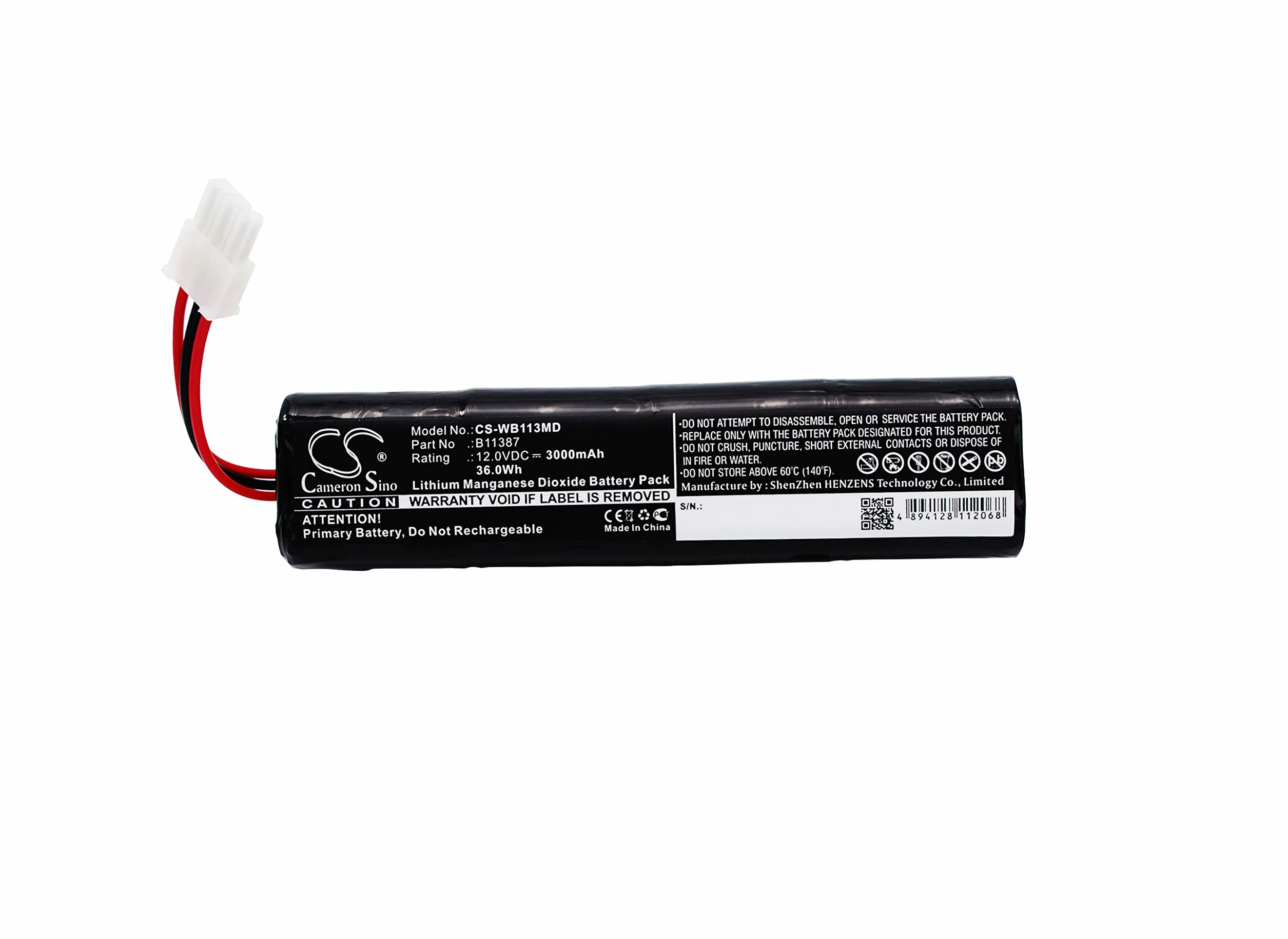 TECHTEK Batterie Compatibile Welch-Allyn AED 10 Defibrillator