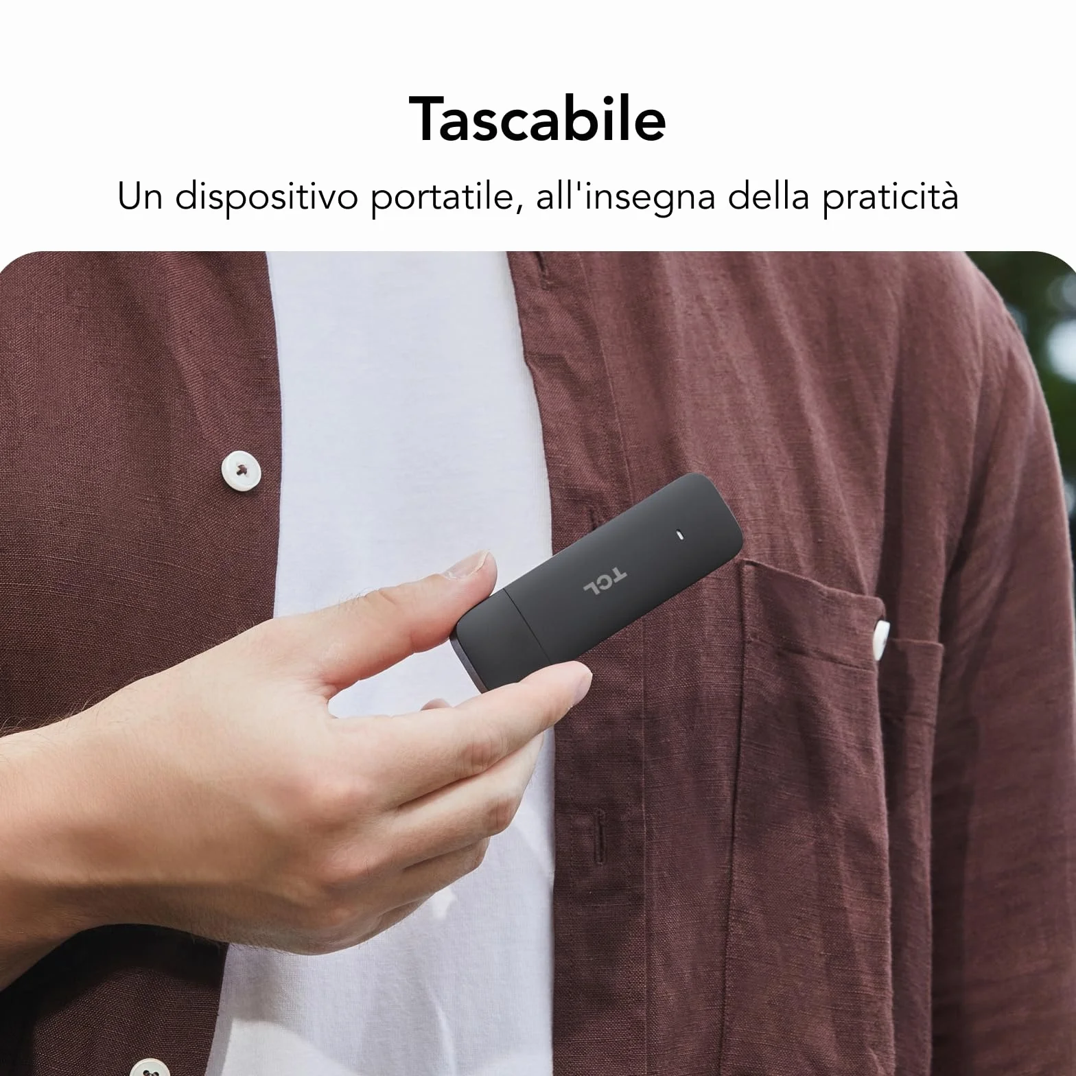 TCL LINKKEY IK41 Dongle USB 4G LTE 150 Mbps Plug-and-Play Nero