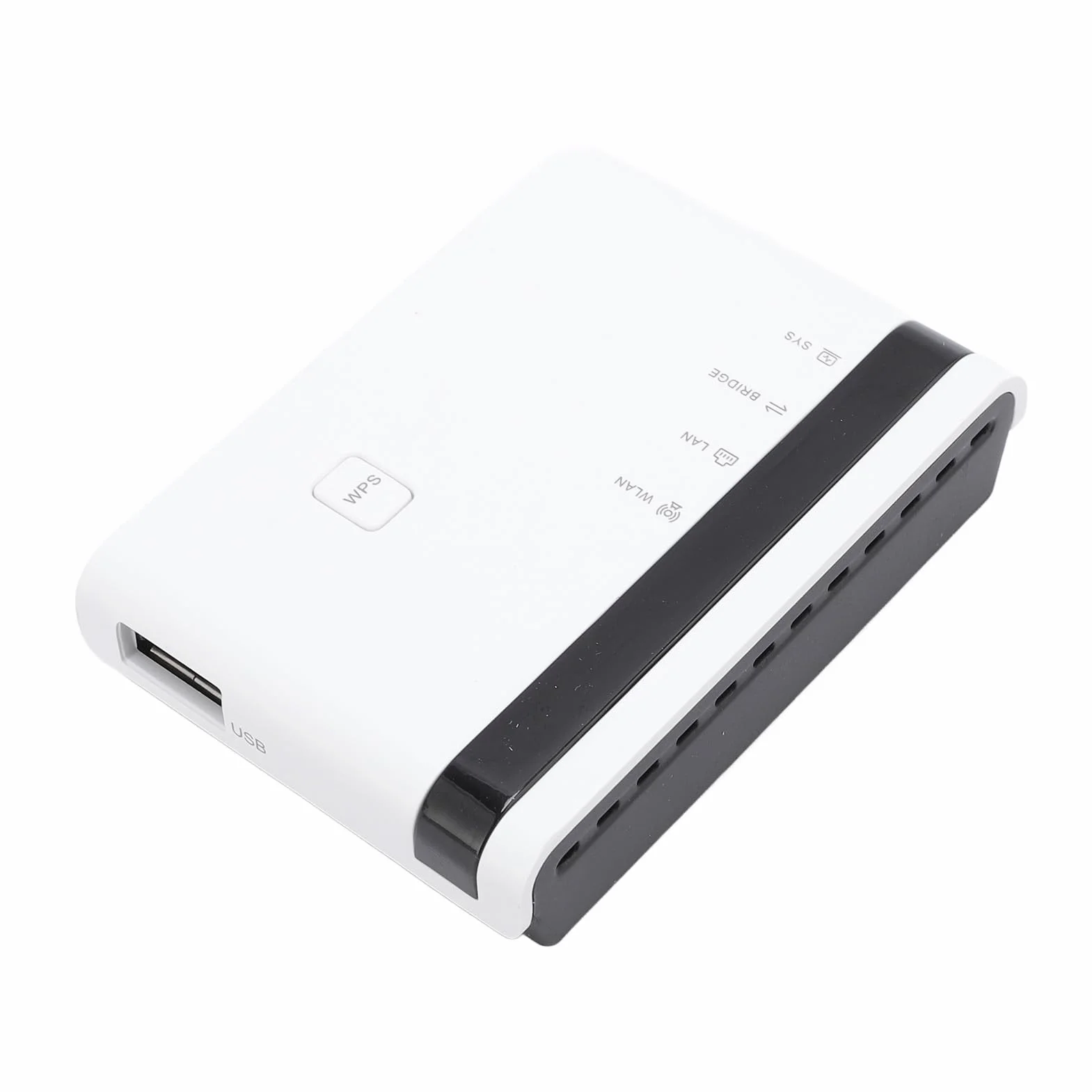 Bridge LAN Ethernet Wireless USB Print Server 2.0 per 4 Stampanti con Porta USB da 480 Mbps Rete da 100 Mbps per 7/8/10/11/OS X (Spina europea)