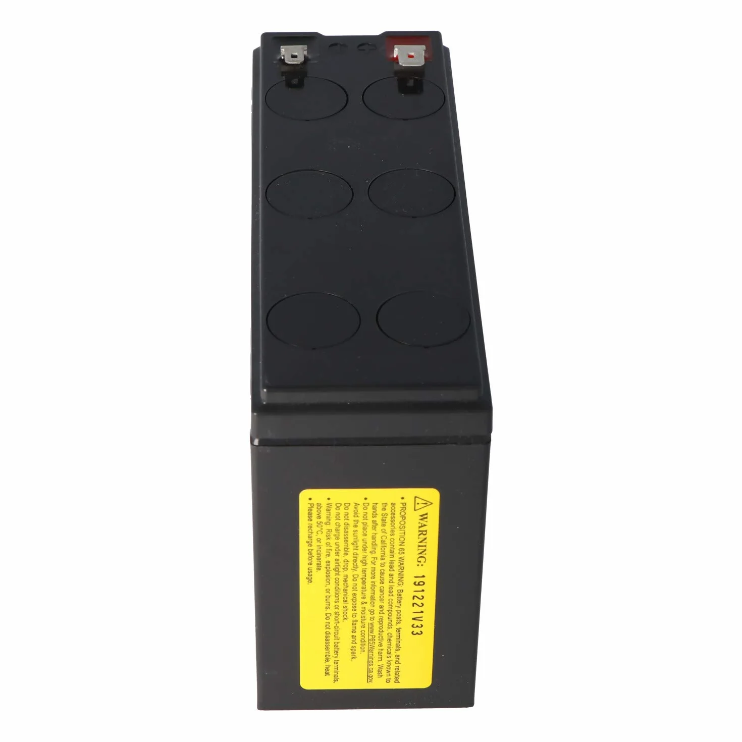 CSB-UPS123606 12 Volt 7 Ah Batteria al piombo AGM 360Wh, 151x51x98,3mm Faston 4,8 e 6,3mm ad alta resistenza alla corrente