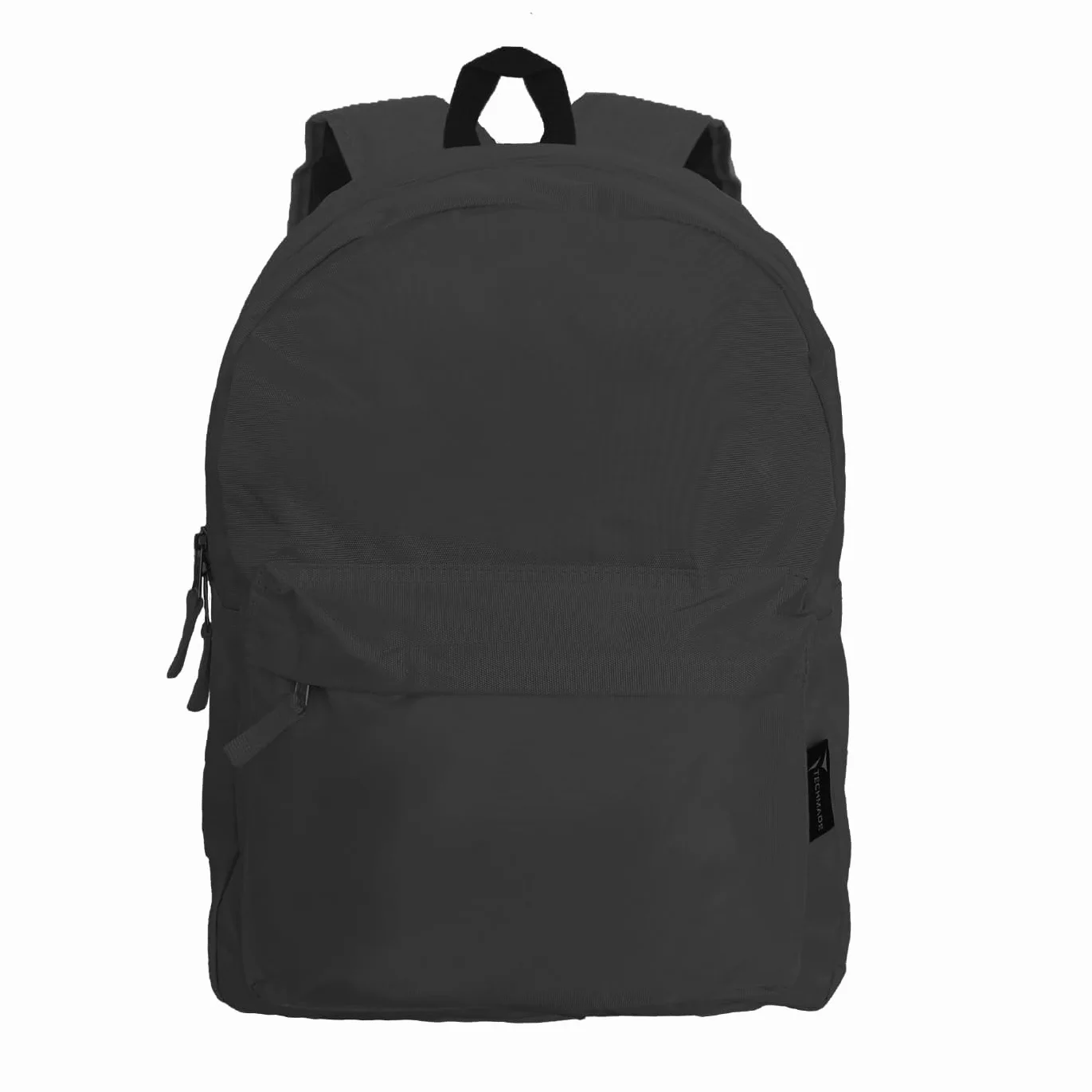 TECHMADE Zaino Scuola e Porta PC 15" Leggero e Capiente – Zaino Bagaglio a Mano 31.5x13.5x43 cm Compatibile Ryanair EasyJet – Multitasche Ergonomico per Lavoro, Scuola e Viaggi – UNISEX, (Nero)