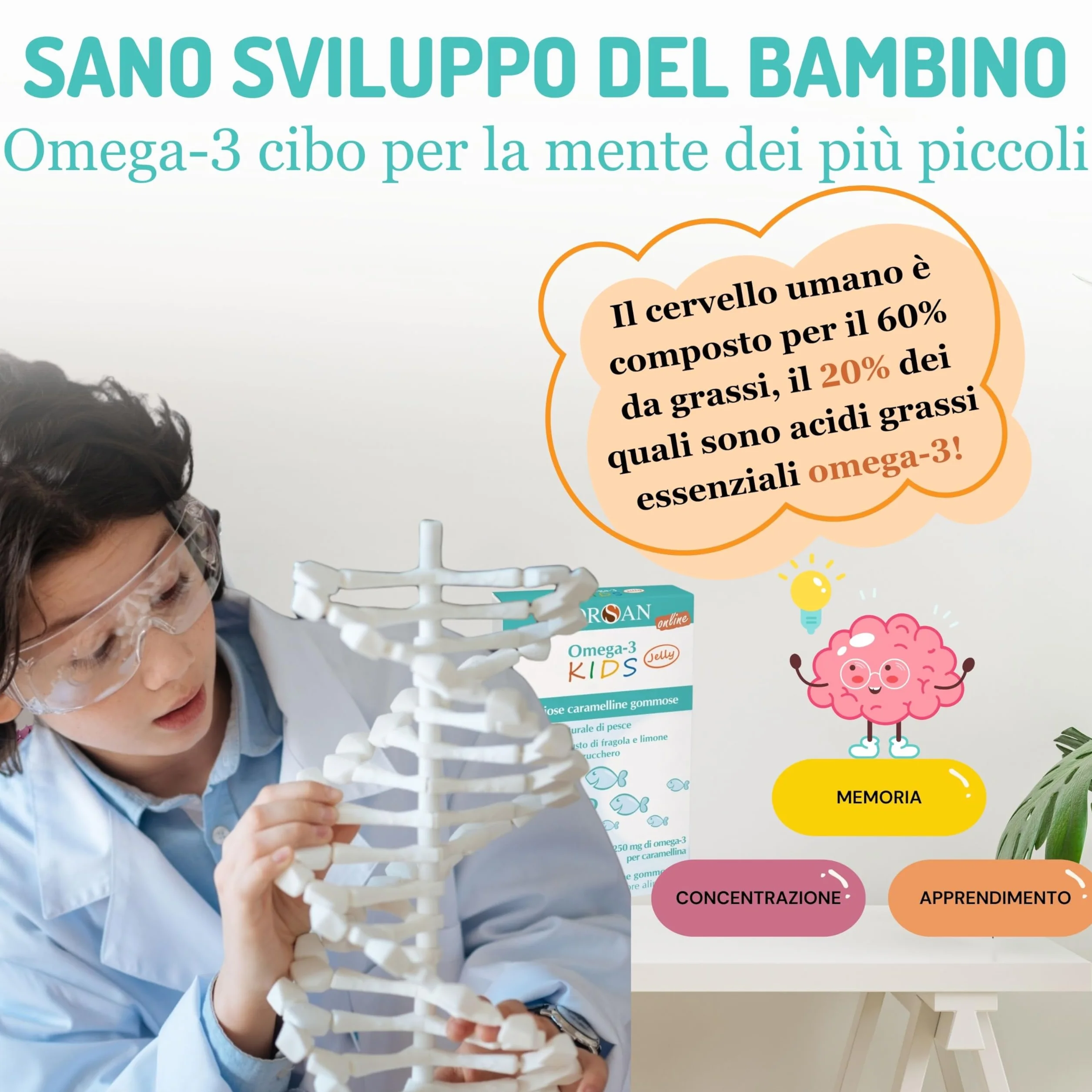 NORSAN Omega 3 bambini FISK Jelly 45 caramelline masticabili alla frutta con olio di pesce EPA DHA Vitamina D