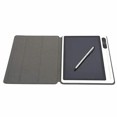 Tablet LCD 10 cali Strumento di pittura a mano Blocco note elettronico Tecnologia laminazione alta qualità (Czarny z etui skórzanym)