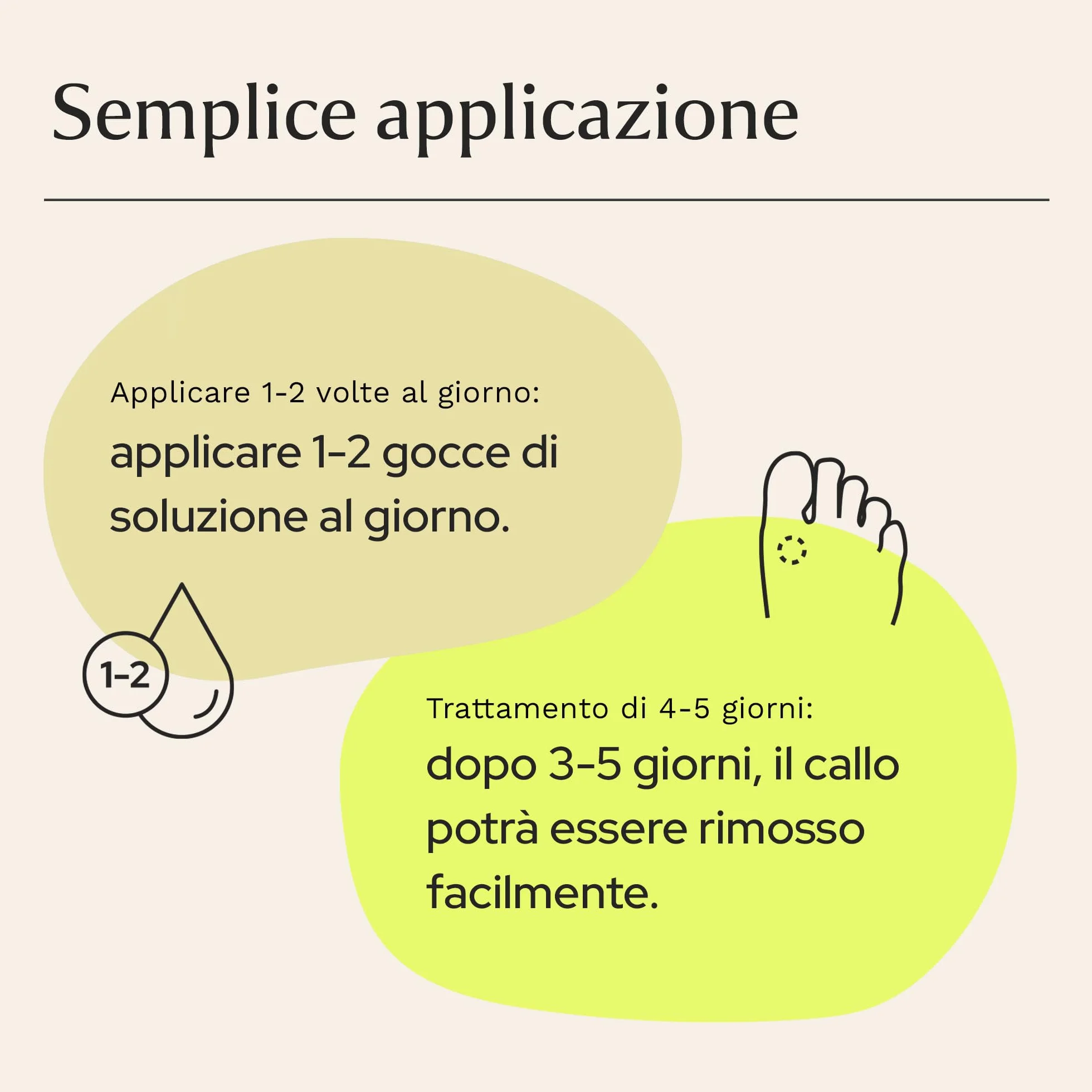 Callifugo per piedi con pennello 10 ml - Dispositivo medico per calli e duroni - Cura dei piedi