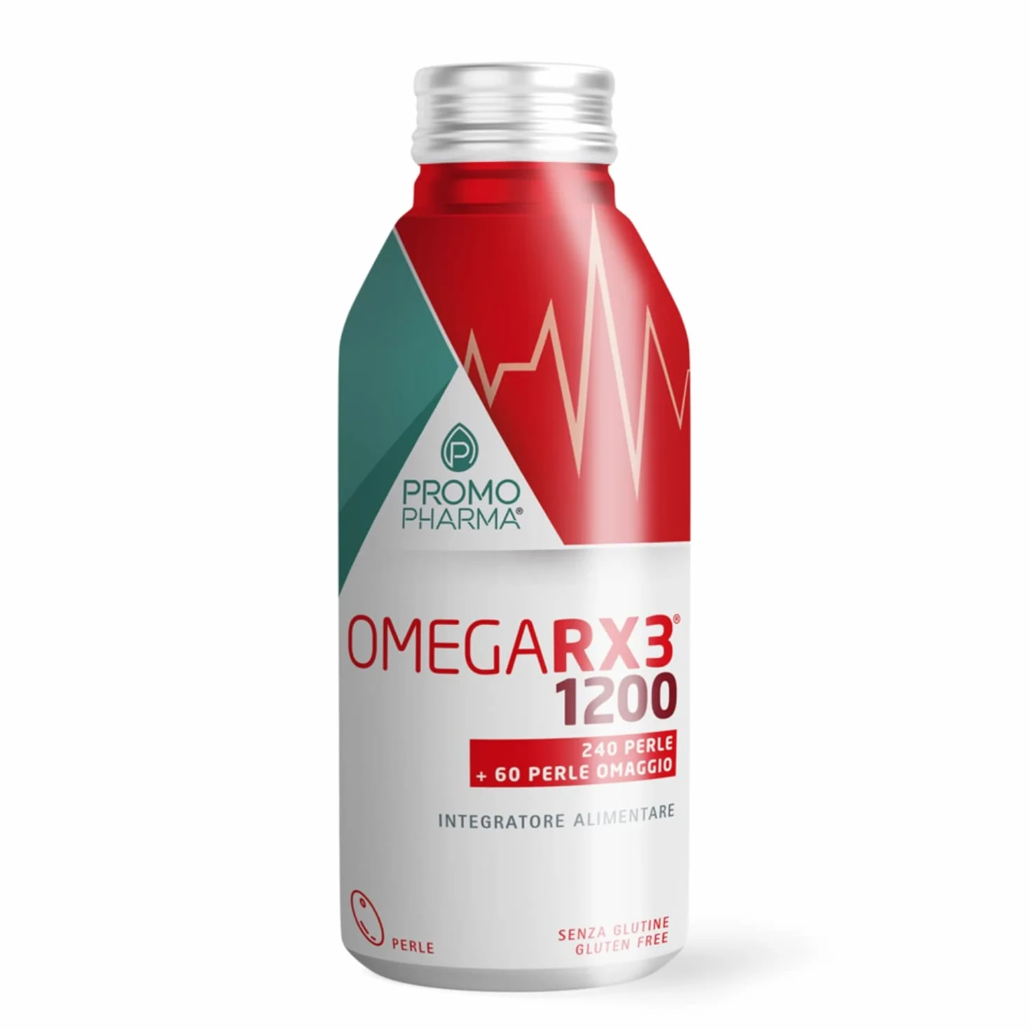 Omega RX3 1200 Omega 3 Alta Concentrazione Supporto Cuore Cervello Energia Vista Trigliceridi Pressione EPA DHA 300 Perle