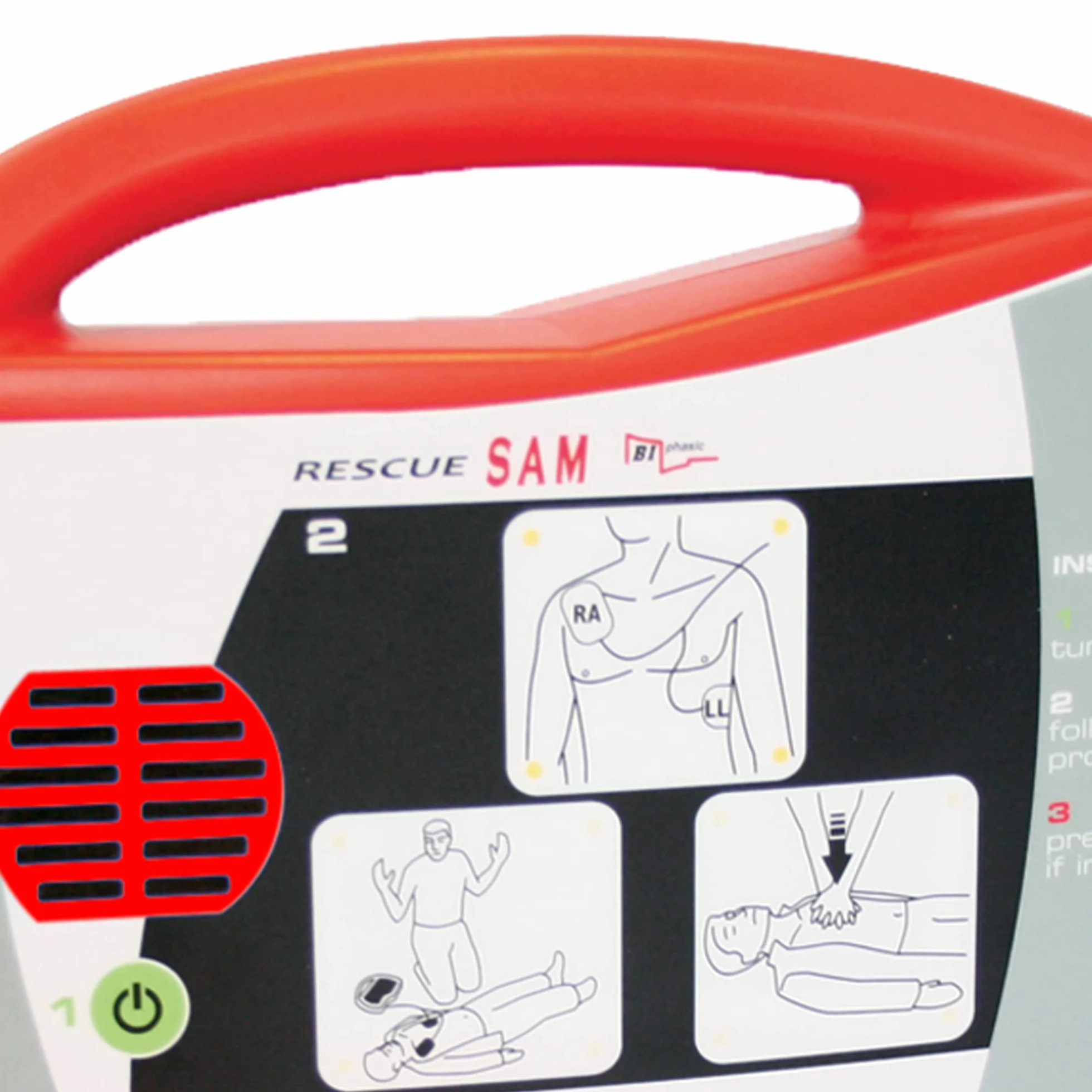 Gima Defibrillatore AED Rescue Sam in Italiano