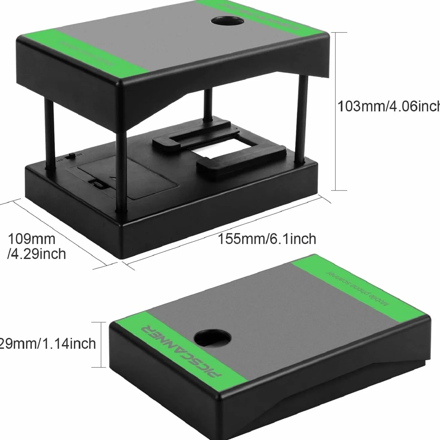 Mobile Film Scanner, Scanner diapositive e negativi, Scanner diapositive, Scanner foto, Digitalizzare diapositive e negativi a casa utilizzando lo smartphone, Conversione pellicole a colori da 35mm